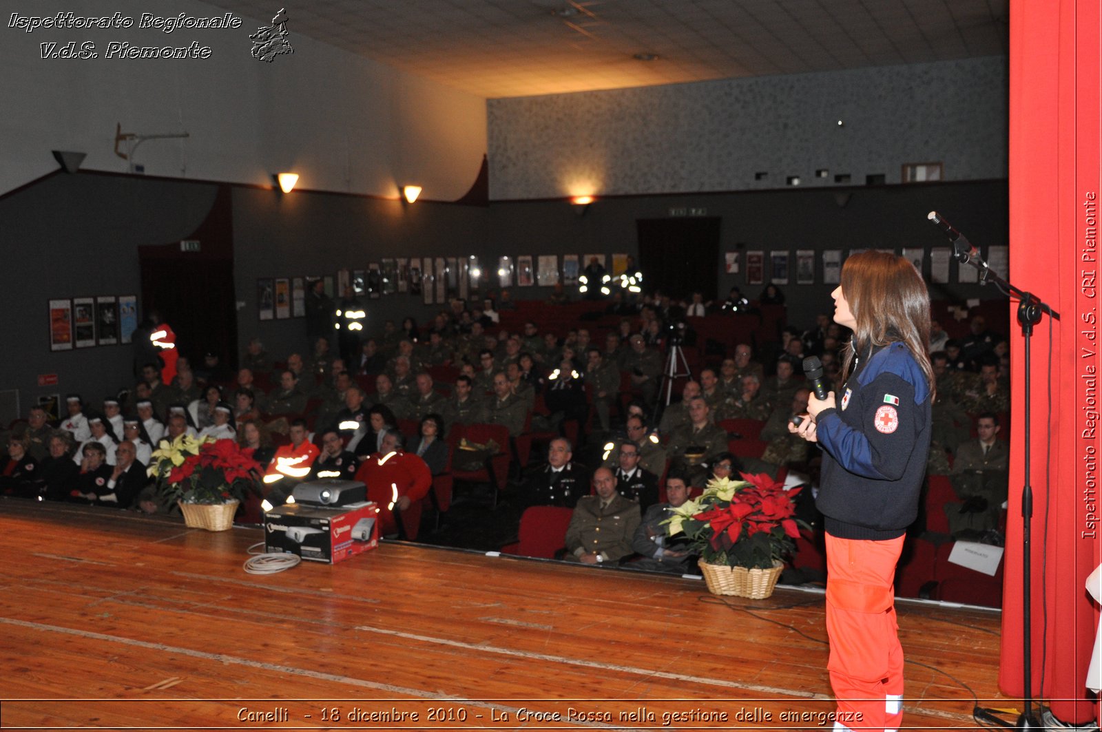 Canelli  - 18 dicembre 2010 - La Croce Rossa nella gestione delle emergenze -  Croce Rossa Italiana - Ispettorato Regionale Volontari del Soccorso Piemonte