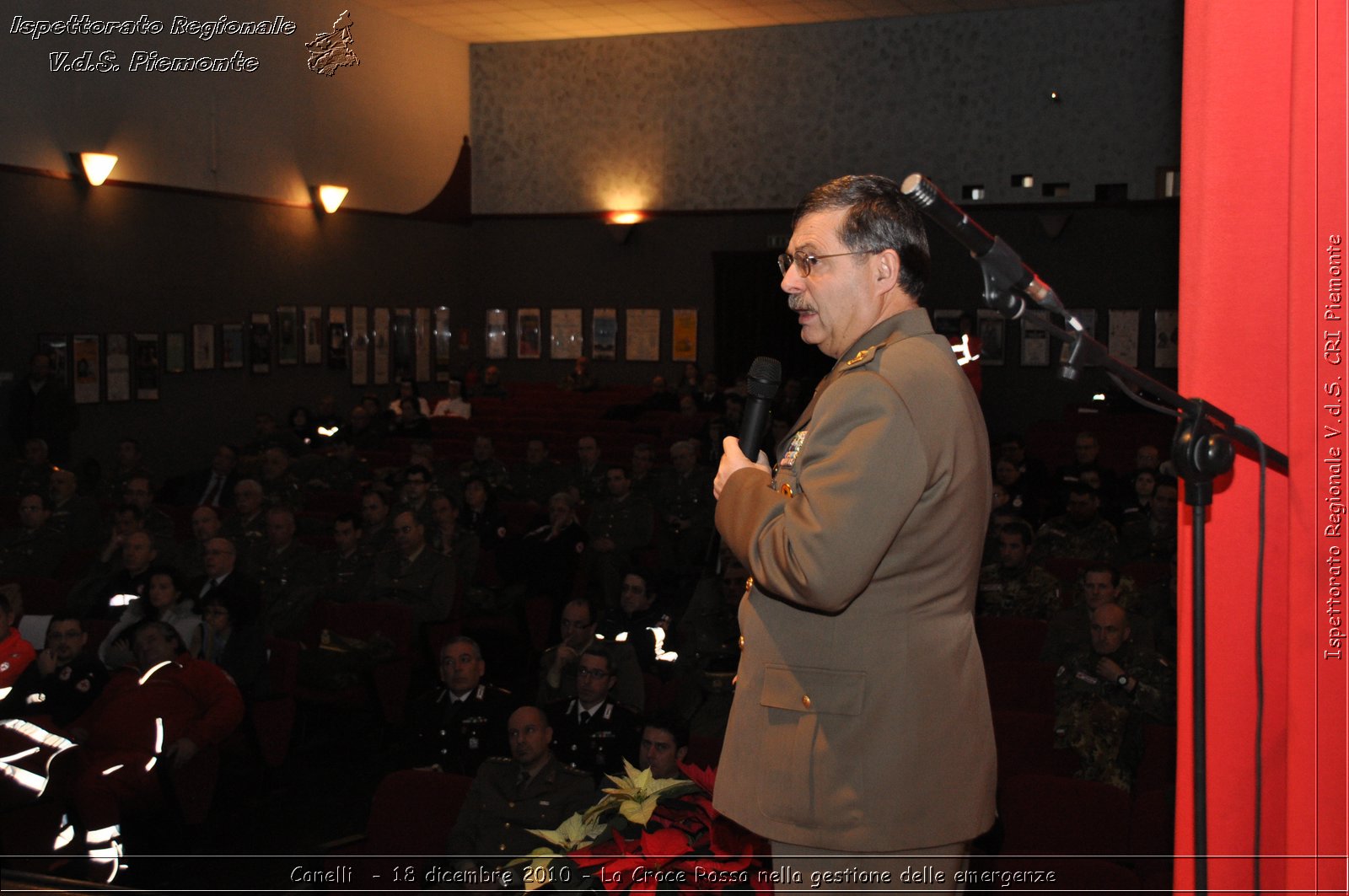 Canelli  - 18 dicembre 2010 - La Croce Rossa nella gestione delle emergenze -  Croce Rossa Italiana - Ispettorato Regionale Volontari del Soccorso Piemonte