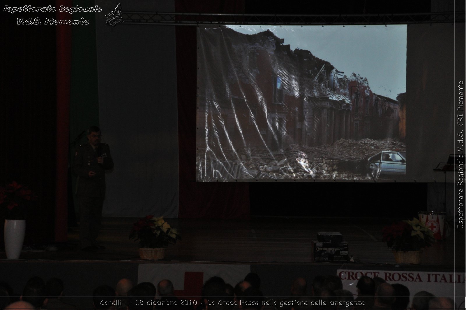 Canelli  - 18 dicembre 2010 - La Croce Rossa nella gestione delle emergenze -  Croce Rossa Italiana - Ispettorato Regionale Volontari del Soccorso Piemonte