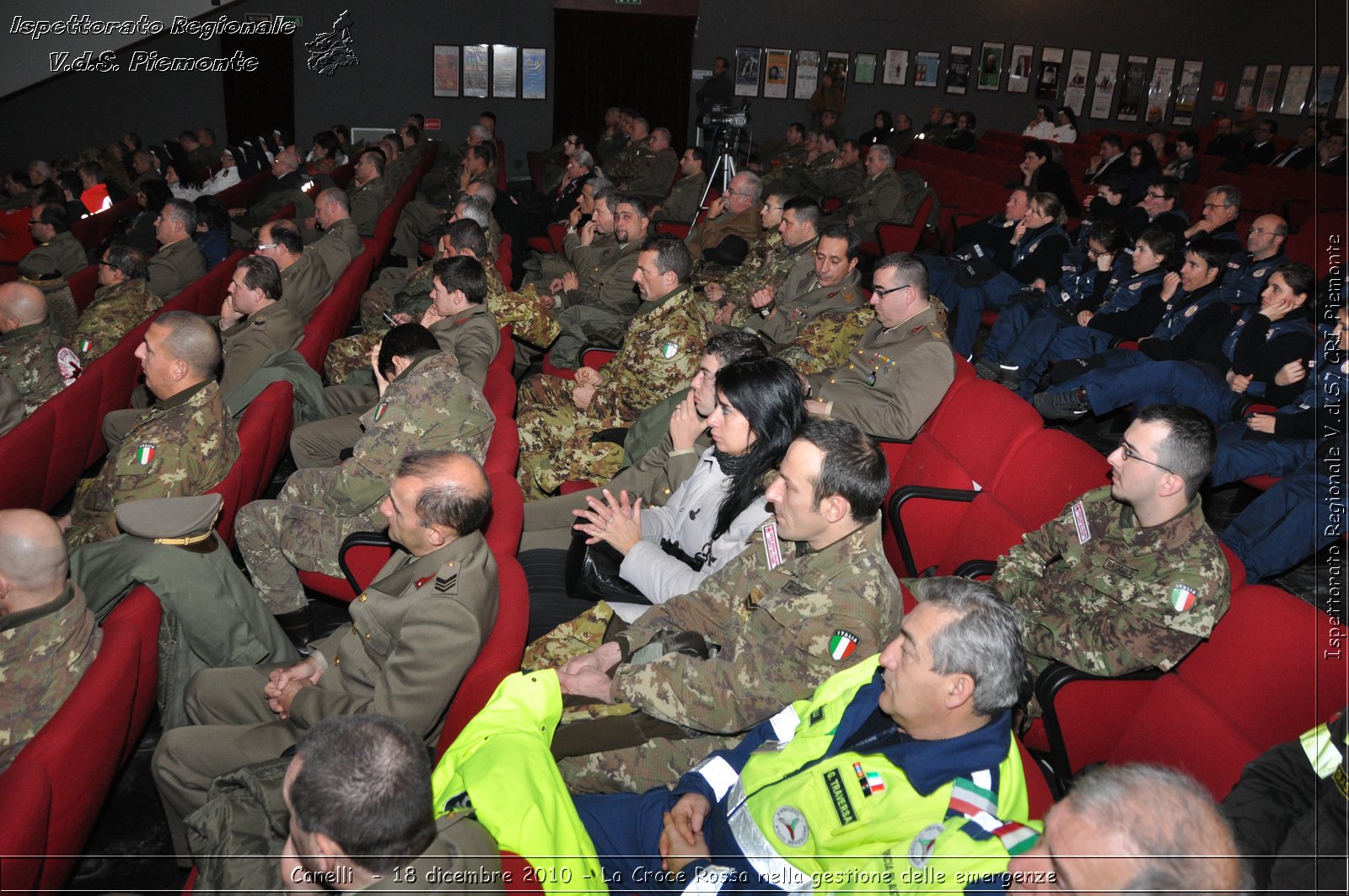 Canelli  - 18 dicembre 2010 - La Croce Rossa nella gestione delle emergenze -  Croce Rossa Italiana - Ispettorato Regionale Volontari del Soccorso Piemonte