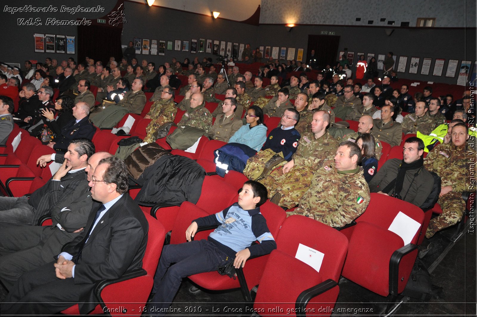 Canelli  - 18 dicembre 2010 - La Croce Rossa nella gestione delle emergenze -  Croce Rossa Italiana - Ispettorato Regionale Volontari del Soccorso Piemonte