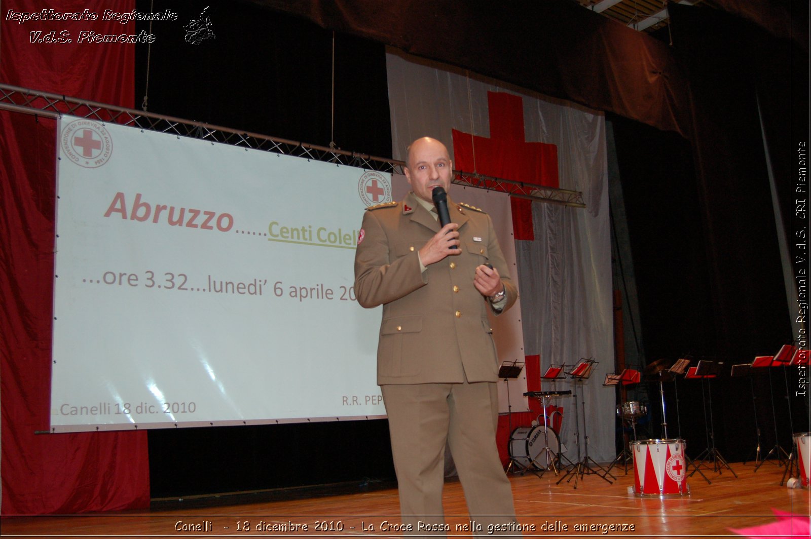 Canelli  - 18 dicembre 2010 - La Croce Rossa nella gestione delle emergenze -  Croce Rossa Italiana - Ispettorato Regionale Volontari del Soccorso Piemonte