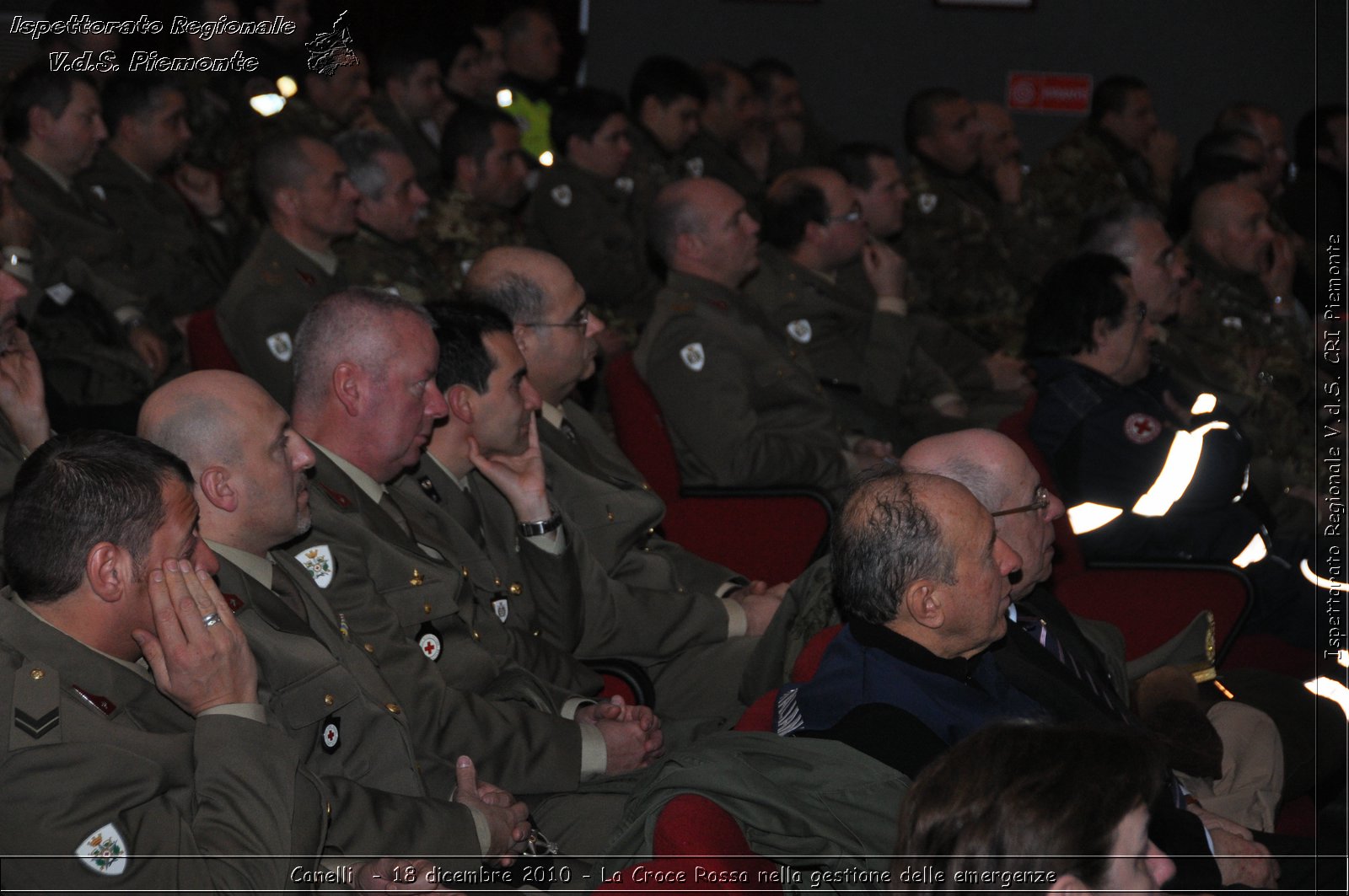 Canelli  - 18 dicembre 2010 - La Croce Rossa nella gestione delle emergenze -  Croce Rossa Italiana - Ispettorato Regionale Volontari del Soccorso Piemonte