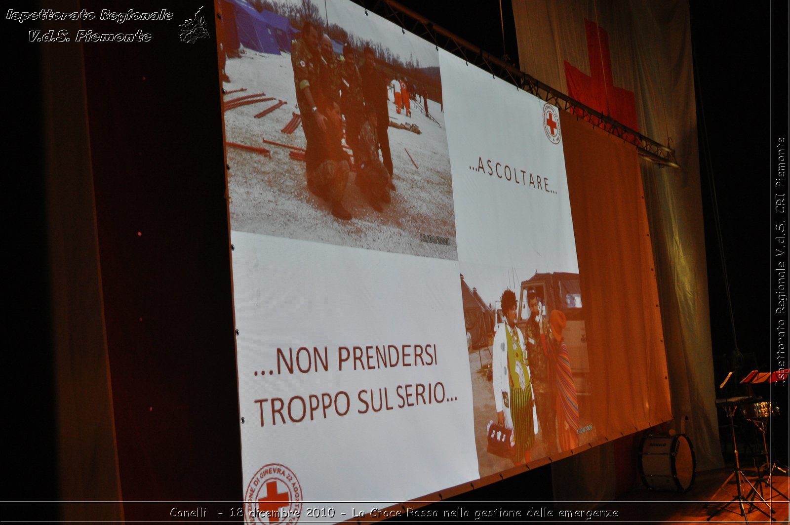 Canelli  - 18 dicembre 2010 - La Croce Rossa nella gestione delle emergenze -  Croce Rossa Italiana - Ispettorato Regionale Volontari del Soccorso Piemonte