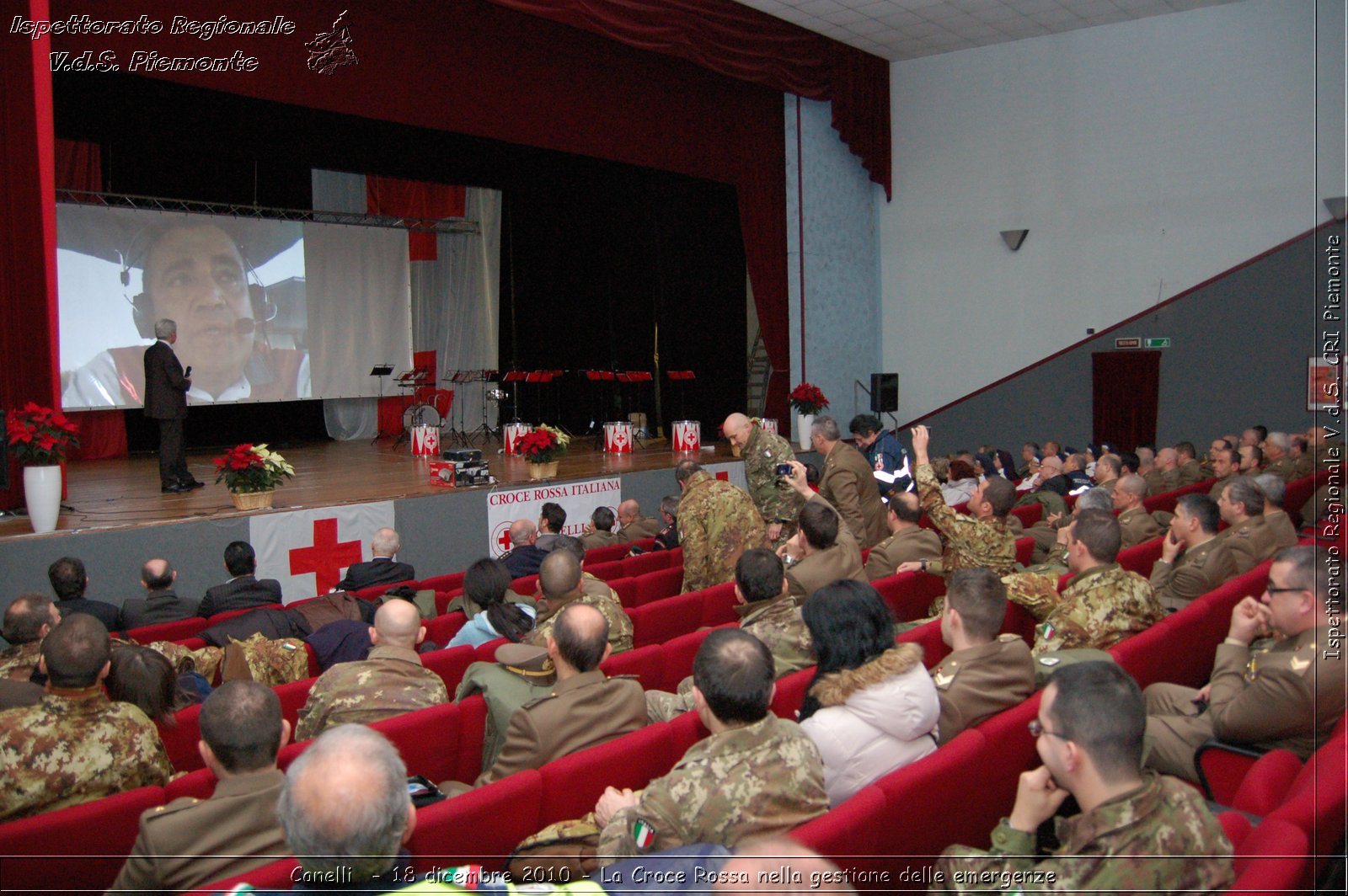 Canelli  - 18 dicembre 2010 - La Croce Rossa nella gestione delle emergenze -  Croce Rossa Italiana - Ispettorato Regionale Volontari del Soccorso Piemonte