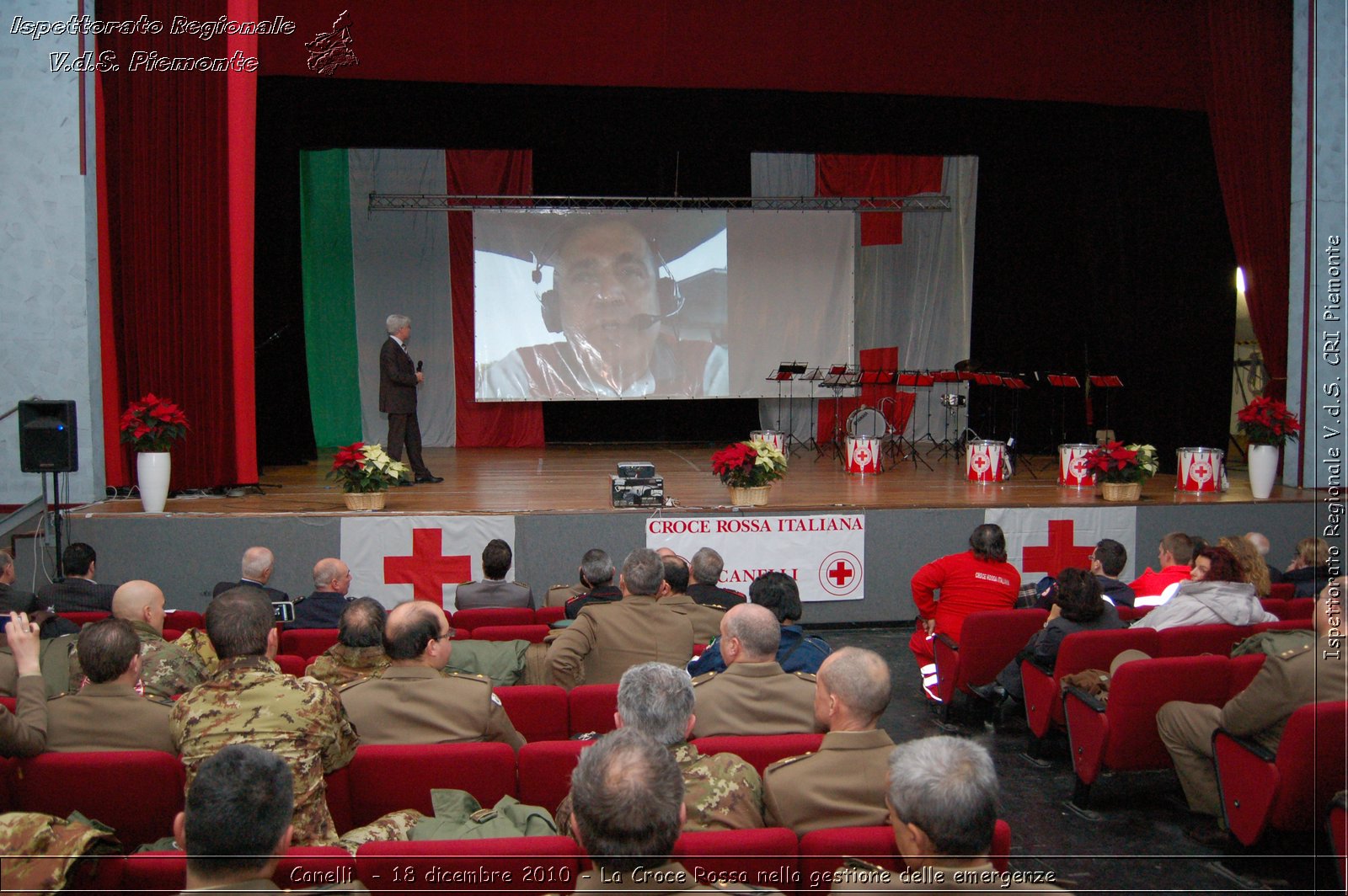 Canelli  - 18 dicembre 2010 - La Croce Rossa nella gestione delle emergenze -  Croce Rossa Italiana - Ispettorato Regionale Volontari del Soccorso Piemonte