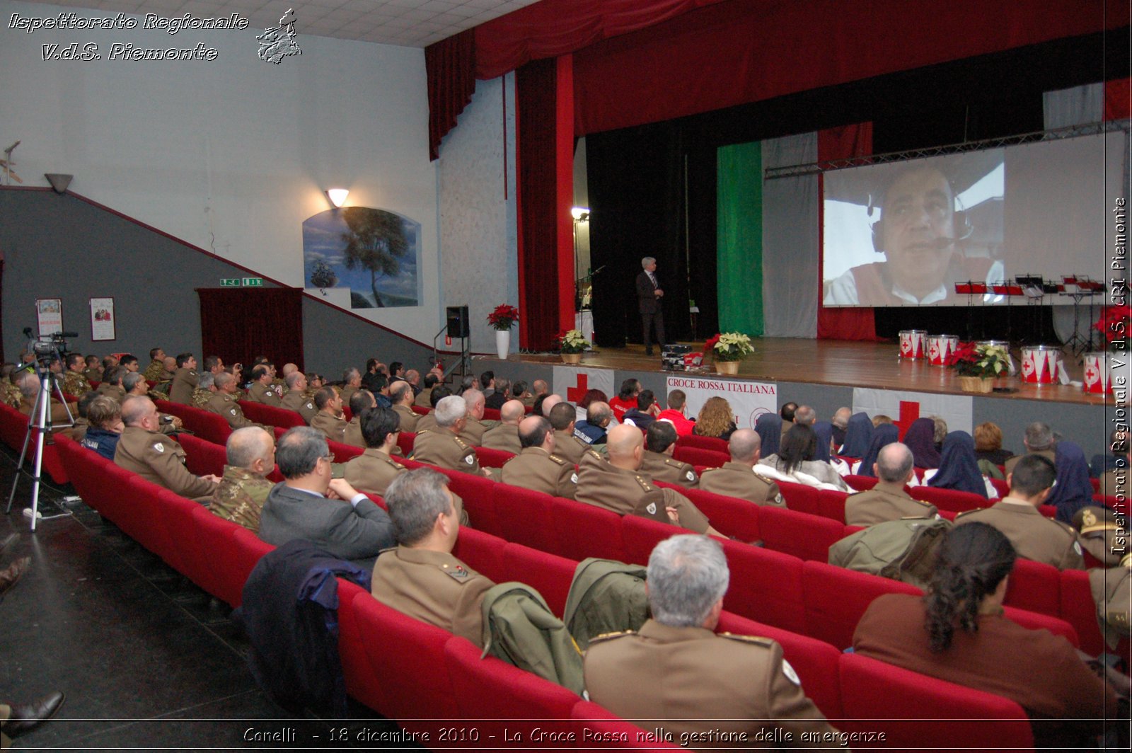 Canelli  - 18 dicembre 2010 - La Croce Rossa nella gestione delle emergenze -  Croce Rossa Italiana - Ispettorato Regionale Volontari del Soccorso Piemonte