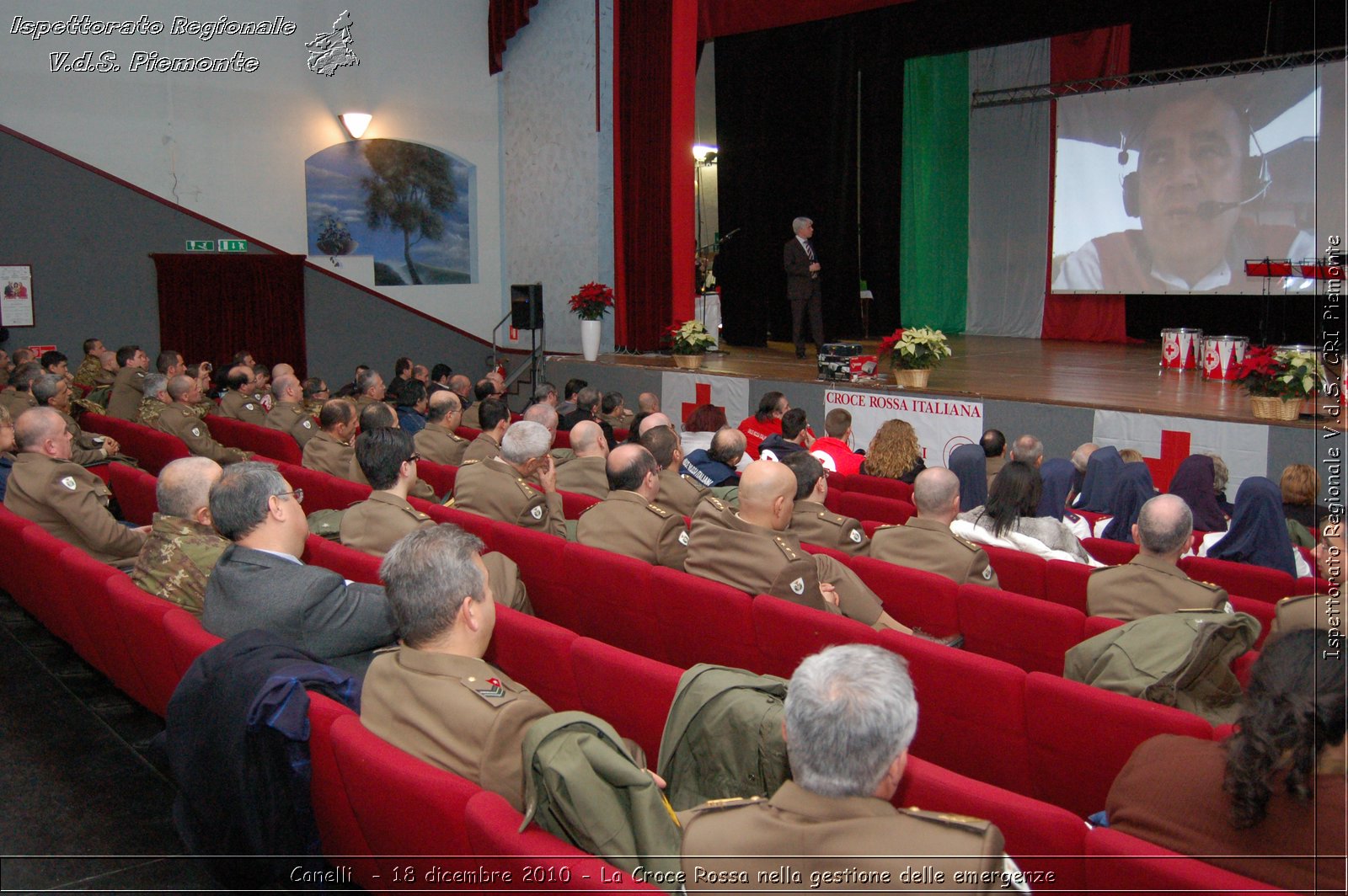 Canelli  - 18 dicembre 2010 - La Croce Rossa nella gestione delle emergenze -  Croce Rossa Italiana - Ispettorato Regionale Volontari del Soccorso Piemonte