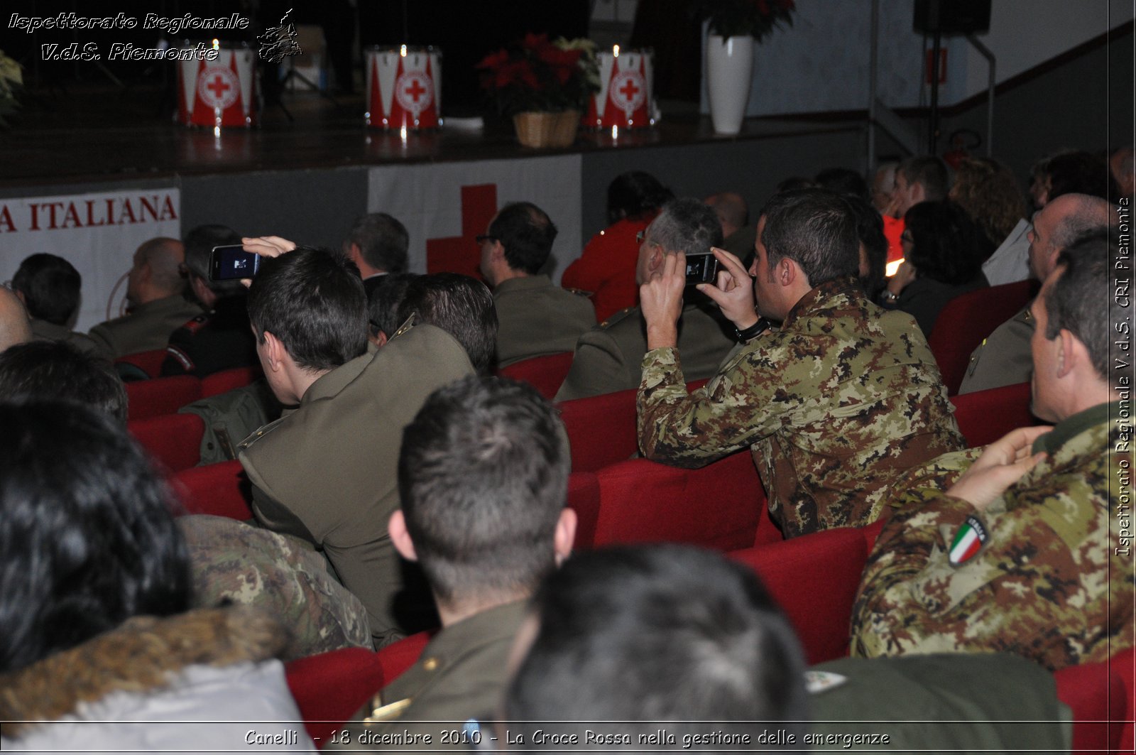 Canelli  - 18 dicembre 2010 - La Croce Rossa nella gestione delle emergenze -  Croce Rossa Italiana - Ispettorato Regionale Volontari del Soccorso Piemonte