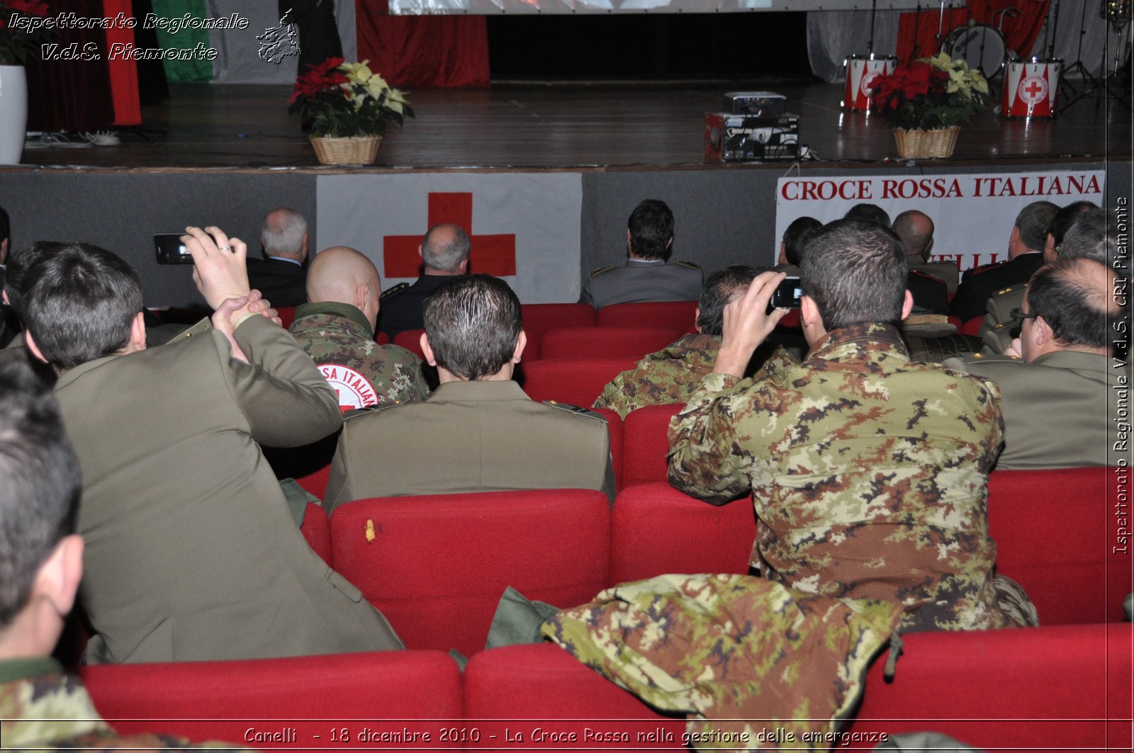 Canelli  - 18 dicembre 2010 - La Croce Rossa nella gestione delle emergenze -  Croce Rossa Italiana - Ispettorato Regionale Volontari del Soccorso Piemonte