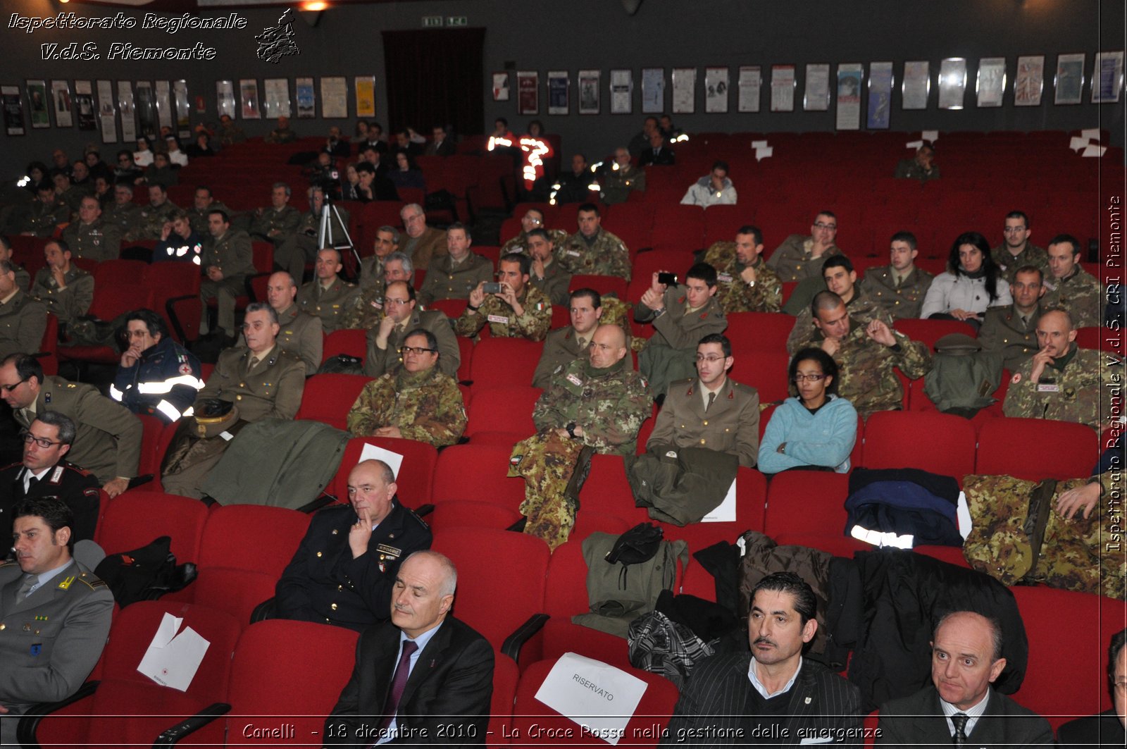 Canelli  - 18 dicembre 2010 - La Croce Rossa nella gestione delle emergenze -  Croce Rossa Italiana - Ispettorato Regionale Volontari del Soccorso Piemonte