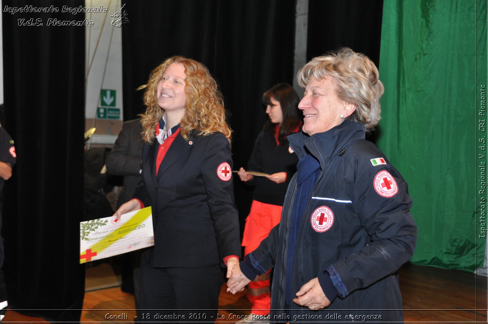 Canelli  - 18 dicembre 2010 - La Croce Rossa nella gestione delle emergenze -  Croce Rossa Italiana - Ispettorato Regionale Volontari del Soccorso Piemonte