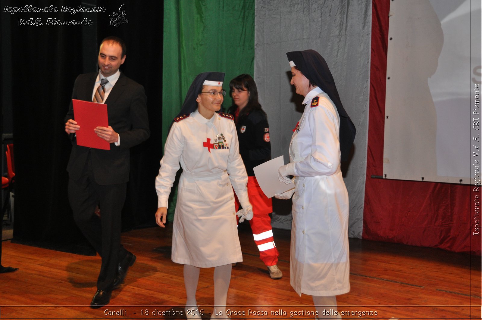 Canelli  - 18 dicembre 2010 - La Croce Rossa nella gestione delle emergenze -  Croce Rossa Italiana - Ispettorato Regionale Volontari del Soccorso Piemonte