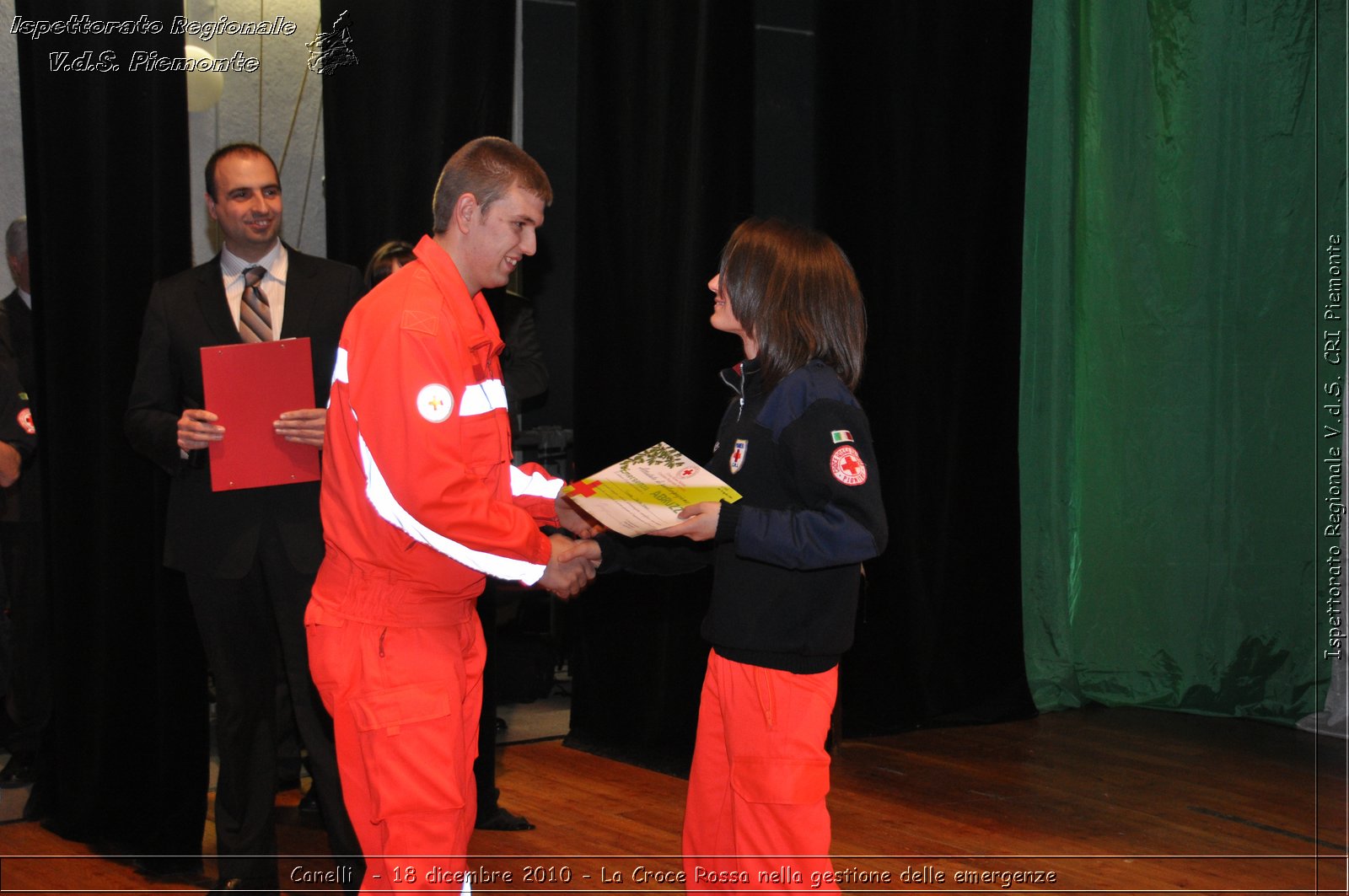 Canelli  - 18 dicembre 2010 - La Croce Rossa nella gestione delle emergenze -  Croce Rossa Italiana - Ispettorato Regionale Volontari del Soccorso Piemonte