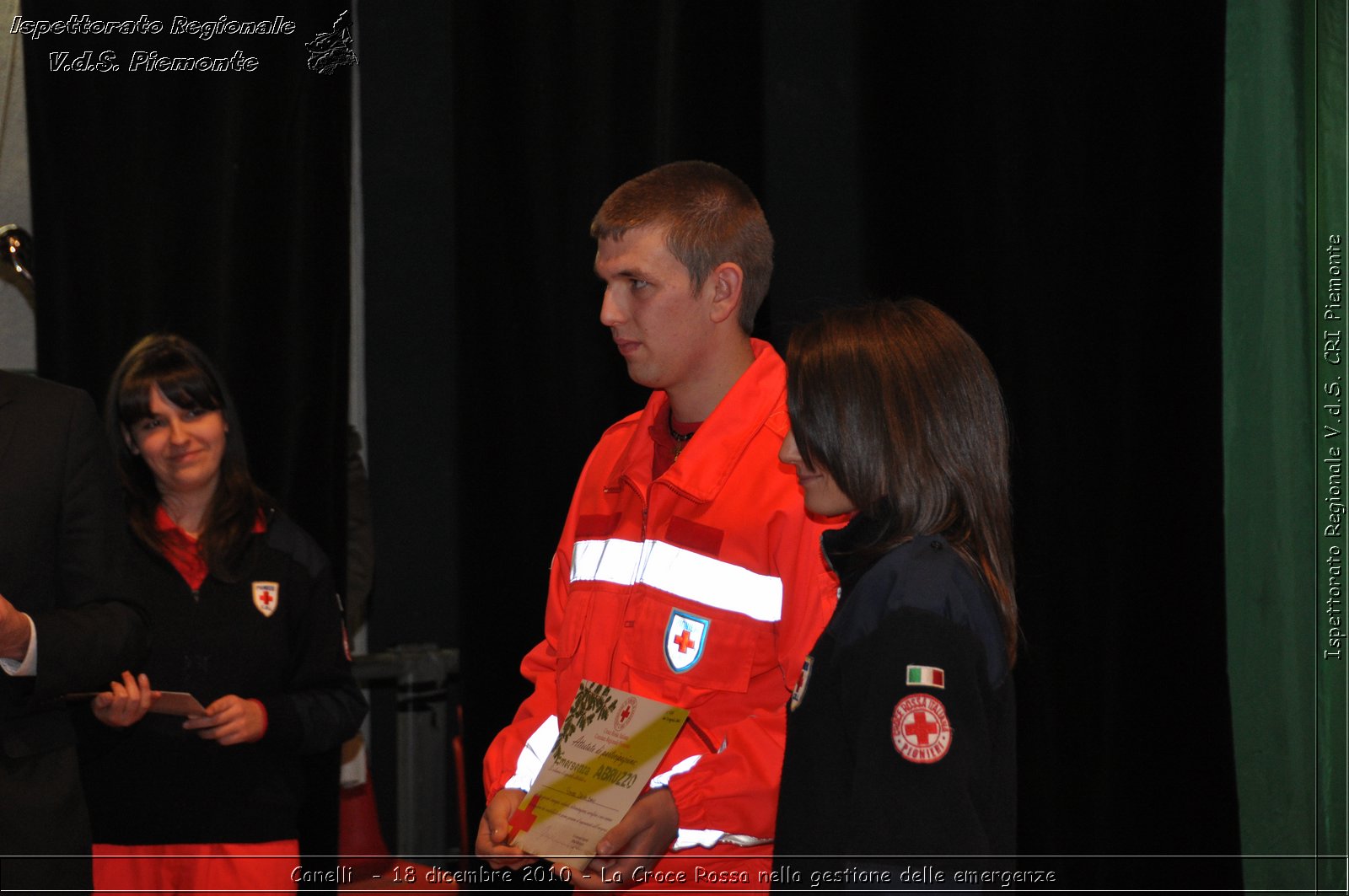 Canelli  - 18 dicembre 2010 - La Croce Rossa nella gestione delle emergenze -  Croce Rossa Italiana - Ispettorato Regionale Volontari del Soccorso Piemonte