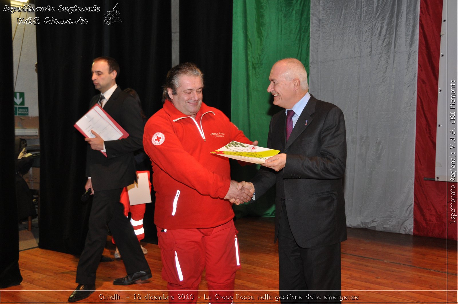 Canelli  - 18 dicembre 2010 - La Croce Rossa nella gestione delle emergenze -  Croce Rossa Italiana - Ispettorato Regionale Volontari del Soccorso Piemonte