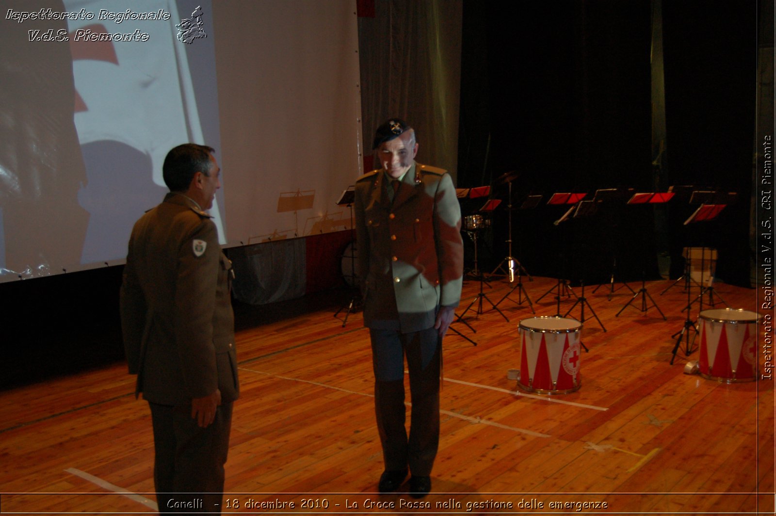 Canelli  - 18 dicembre 2010 - La Croce Rossa nella gestione delle emergenze -  Croce Rossa Italiana - Ispettorato Regionale Volontari del Soccorso Piemonte