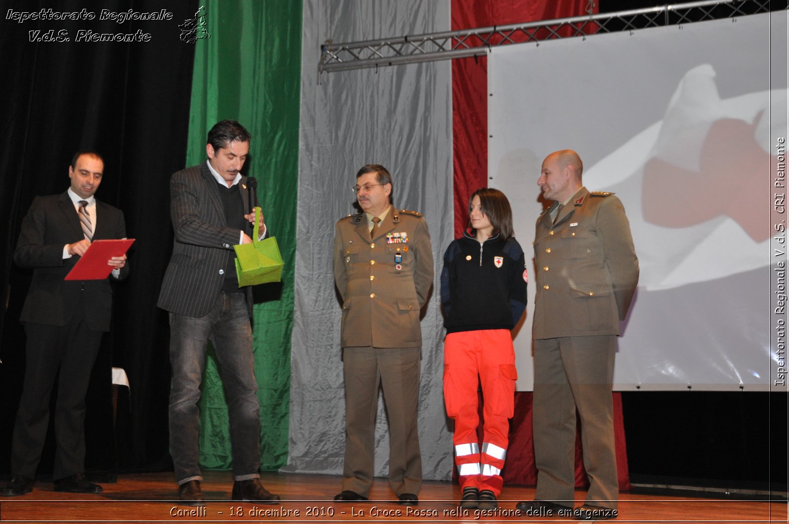 Canelli  - 18 dicembre 2010 - La Croce Rossa nella gestione delle emergenze -  Croce Rossa Italiana - Ispettorato Regionale Volontari del Soccorso Piemonte