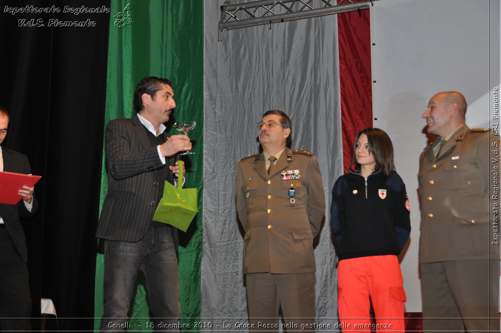 Canelli  - 18 dicembre 2010 - La Croce Rossa nella gestione delle emergenze -  Croce Rossa Italiana - Ispettorato Regionale Volontari del Soccorso Piemonte