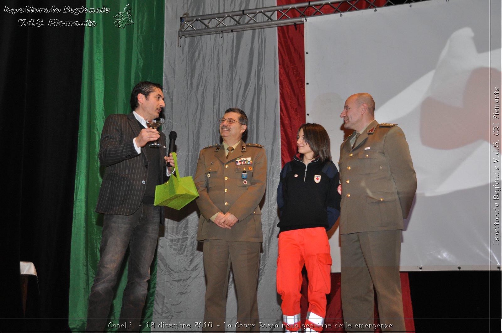 Canelli  - 18 dicembre 2010 - La Croce Rossa nella gestione delle emergenze -  Croce Rossa Italiana - Ispettorato Regionale Volontari del Soccorso Piemonte