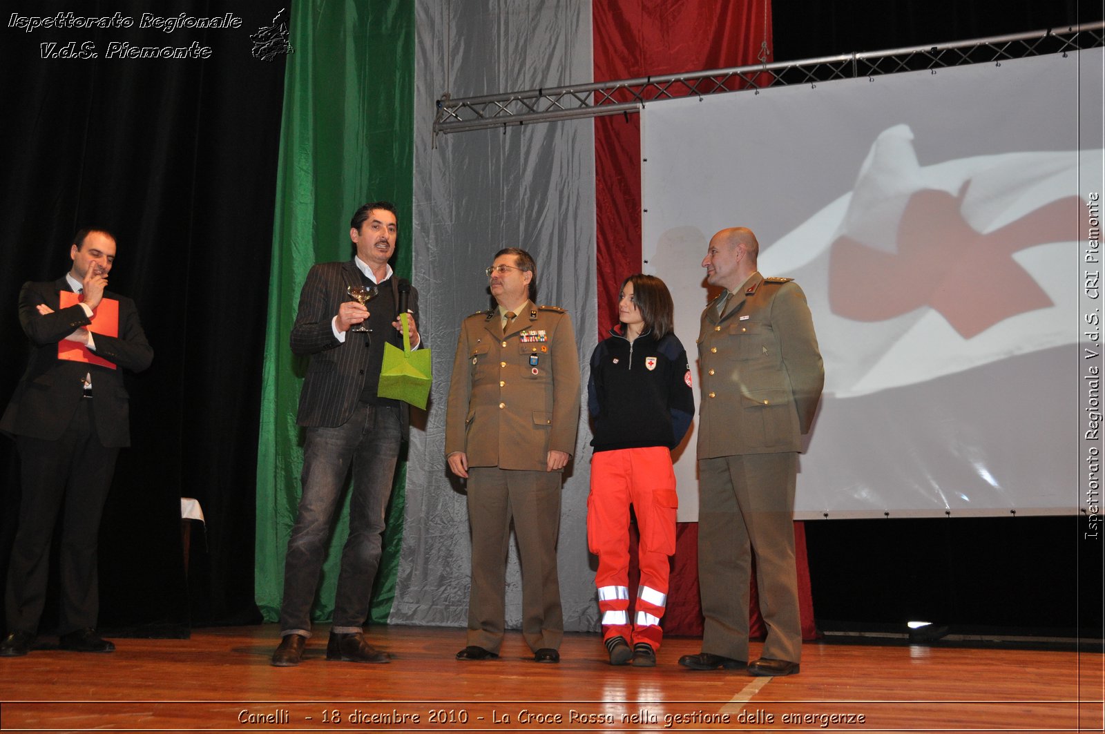 Canelli  - 18 dicembre 2010 - La Croce Rossa nella gestione delle emergenze -  Croce Rossa Italiana - Ispettorato Regionale Volontari del Soccorso Piemonte