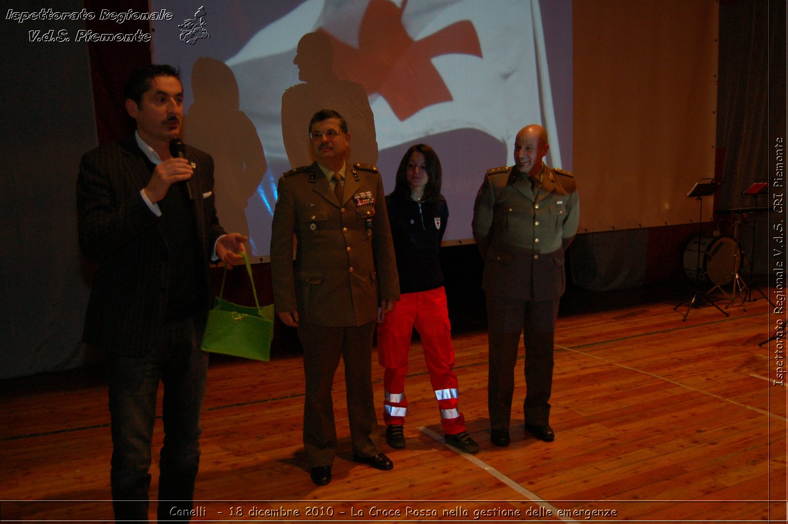 Canelli  - 18 dicembre 2010 - La Croce Rossa nella gestione delle emergenze -  Croce Rossa Italiana - Ispettorato Regionale Volontari del Soccorso Piemonte