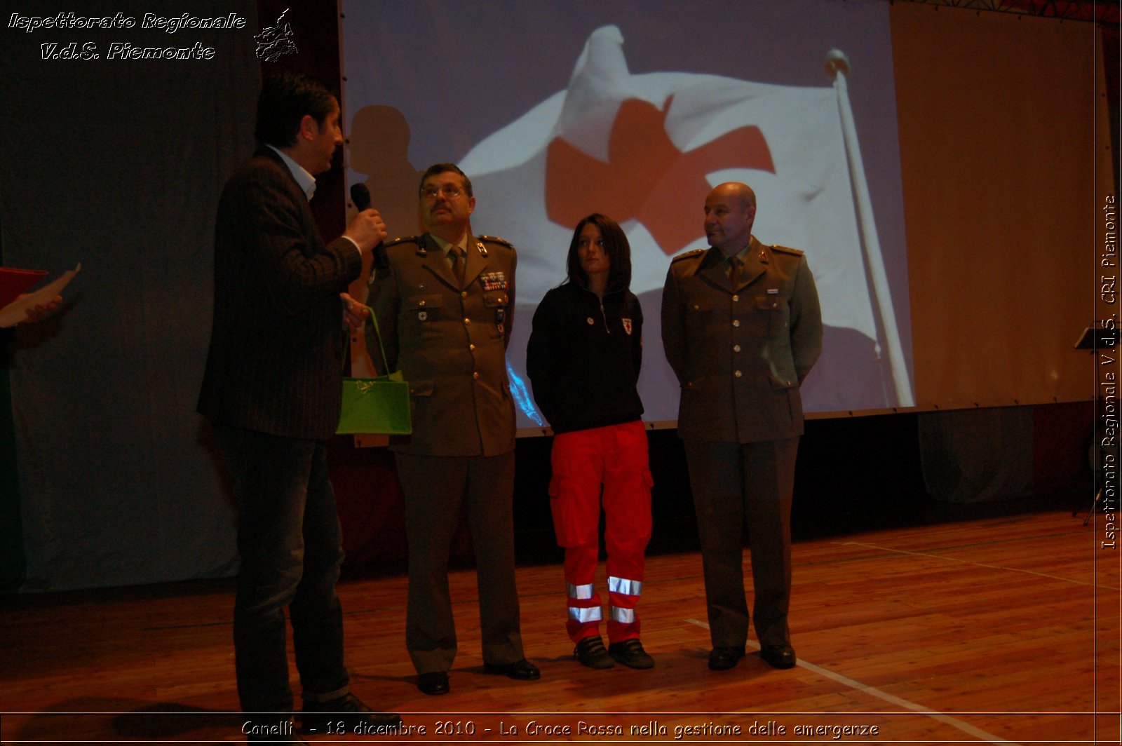 Canelli  - 18 dicembre 2010 - La Croce Rossa nella gestione delle emergenze -  Croce Rossa Italiana - Ispettorato Regionale Volontari del Soccorso Piemonte