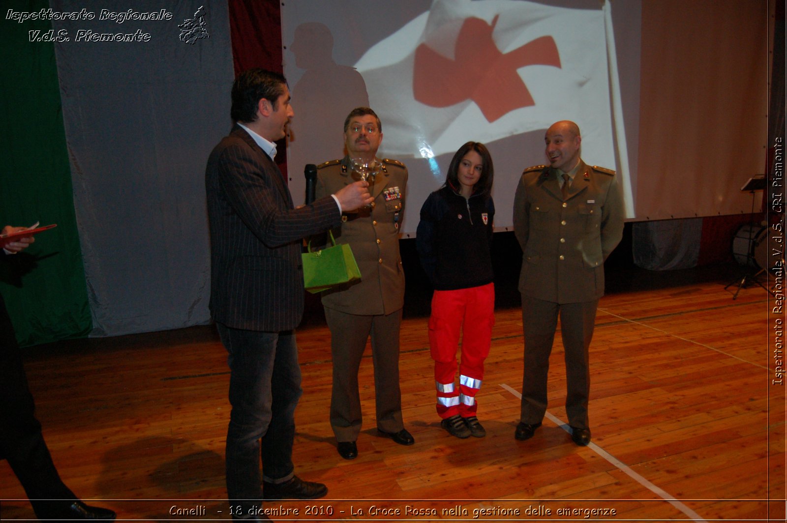 Canelli  - 18 dicembre 2010 - La Croce Rossa nella gestione delle emergenze -  Croce Rossa Italiana - Ispettorato Regionale Volontari del Soccorso Piemonte