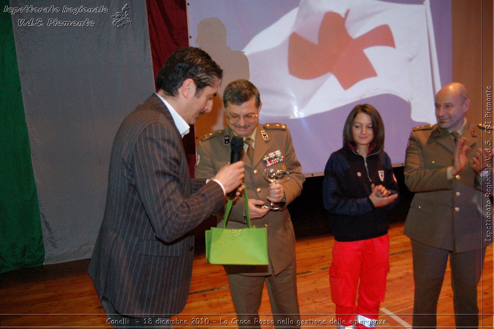 Canelli  - 18 dicembre 2010 - La Croce Rossa nella gestione delle emergenze -  Croce Rossa Italiana - Ispettorato Regionale Volontari del Soccorso Piemonte