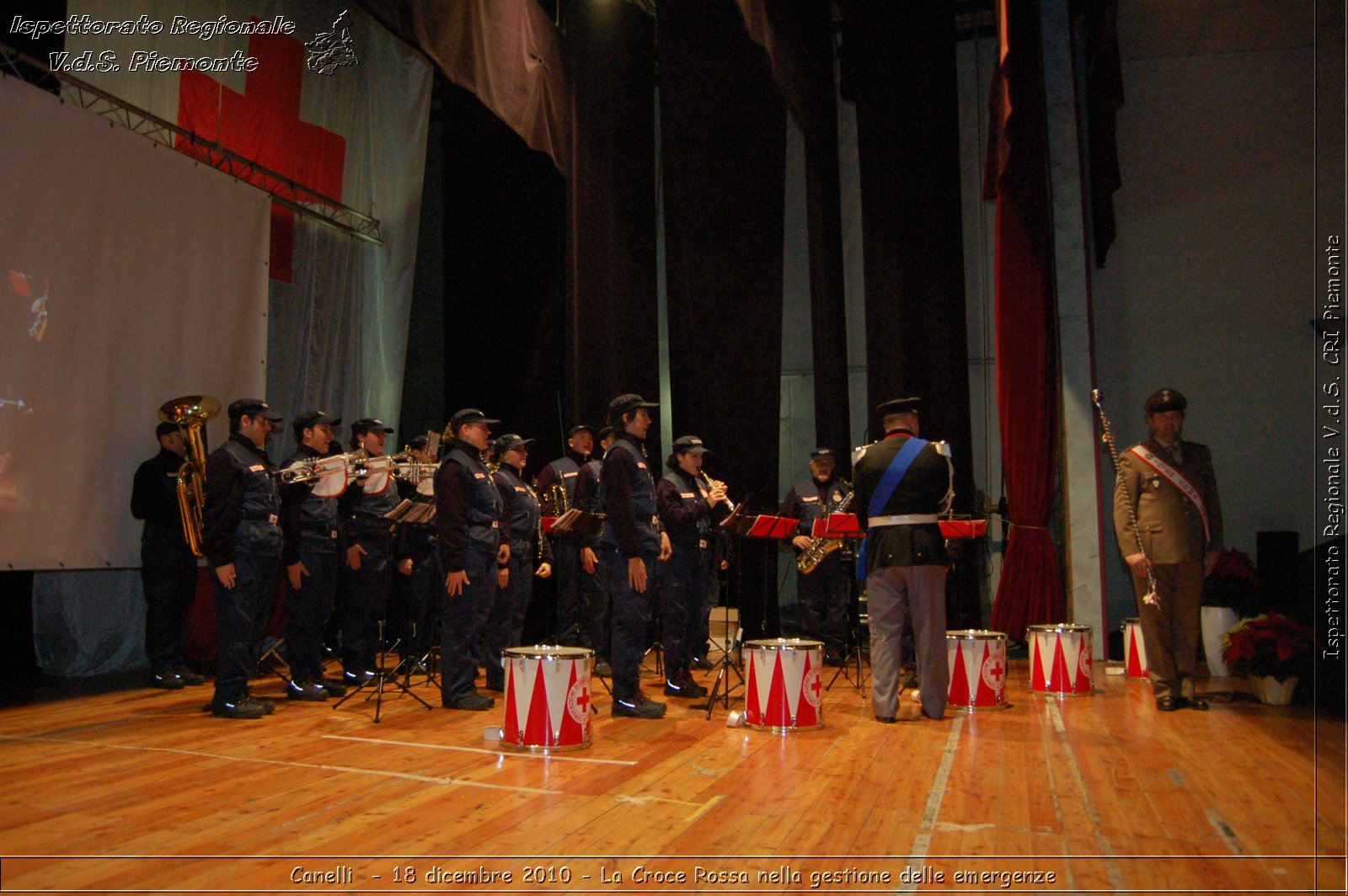 Canelli  - 18 dicembre 2010 - La Croce Rossa nella gestione delle emergenze -  Croce Rossa Italiana - Ispettorato Regionale Volontari del Soccorso Piemonte