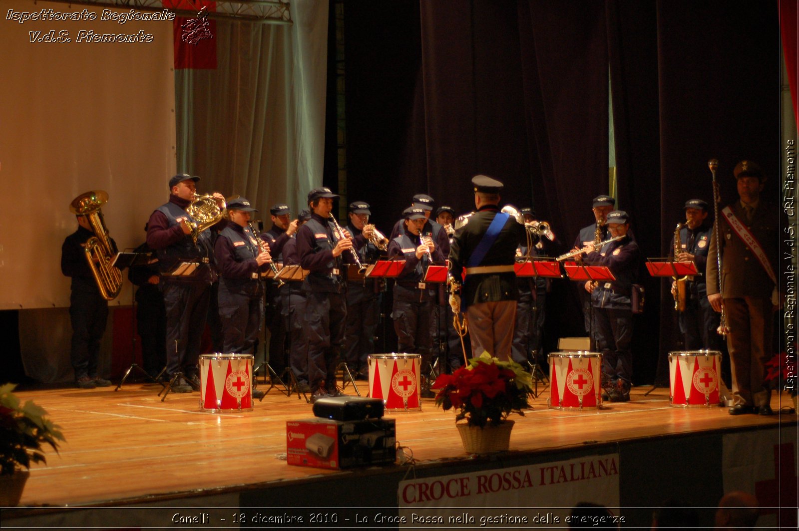 Canelli  - 18 dicembre 2010 - La Croce Rossa nella gestione delle emergenze -  Croce Rossa Italiana - Ispettorato Regionale Volontari del Soccorso Piemonte