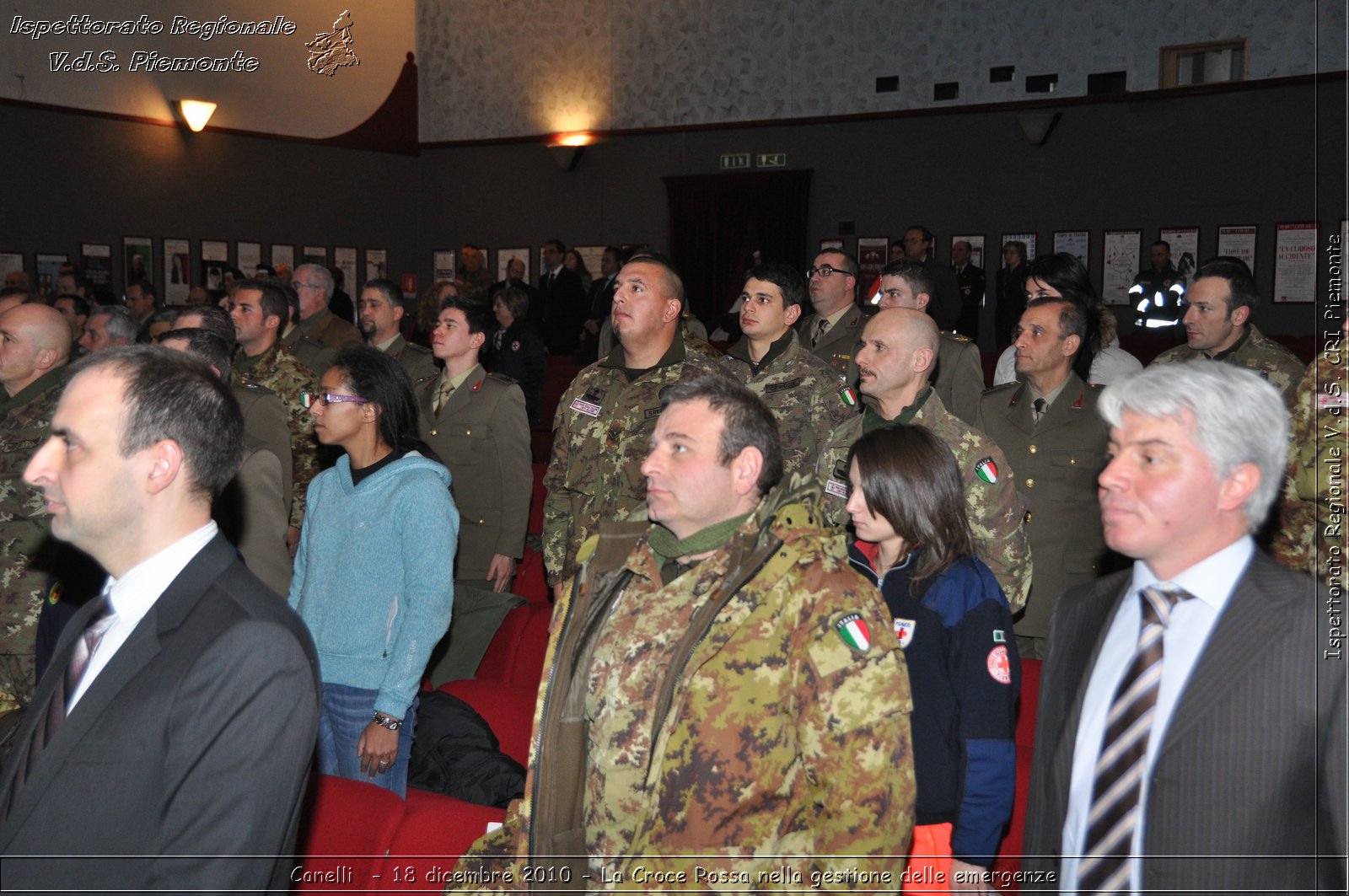 Canelli  - 18 dicembre 2010 - La Croce Rossa nella gestione delle emergenze -  Croce Rossa Italiana - Ispettorato Regionale Volontari del Soccorso Piemonte