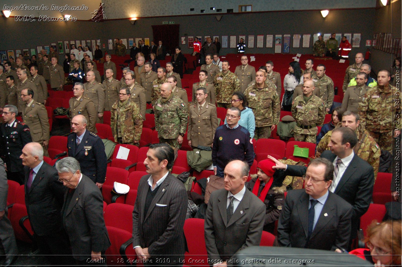 Canelli  - 18 dicembre 2010 - La Croce Rossa nella gestione delle emergenze -  Croce Rossa Italiana - Ispettorato Regionale Volontari del Soccorso Piemonte