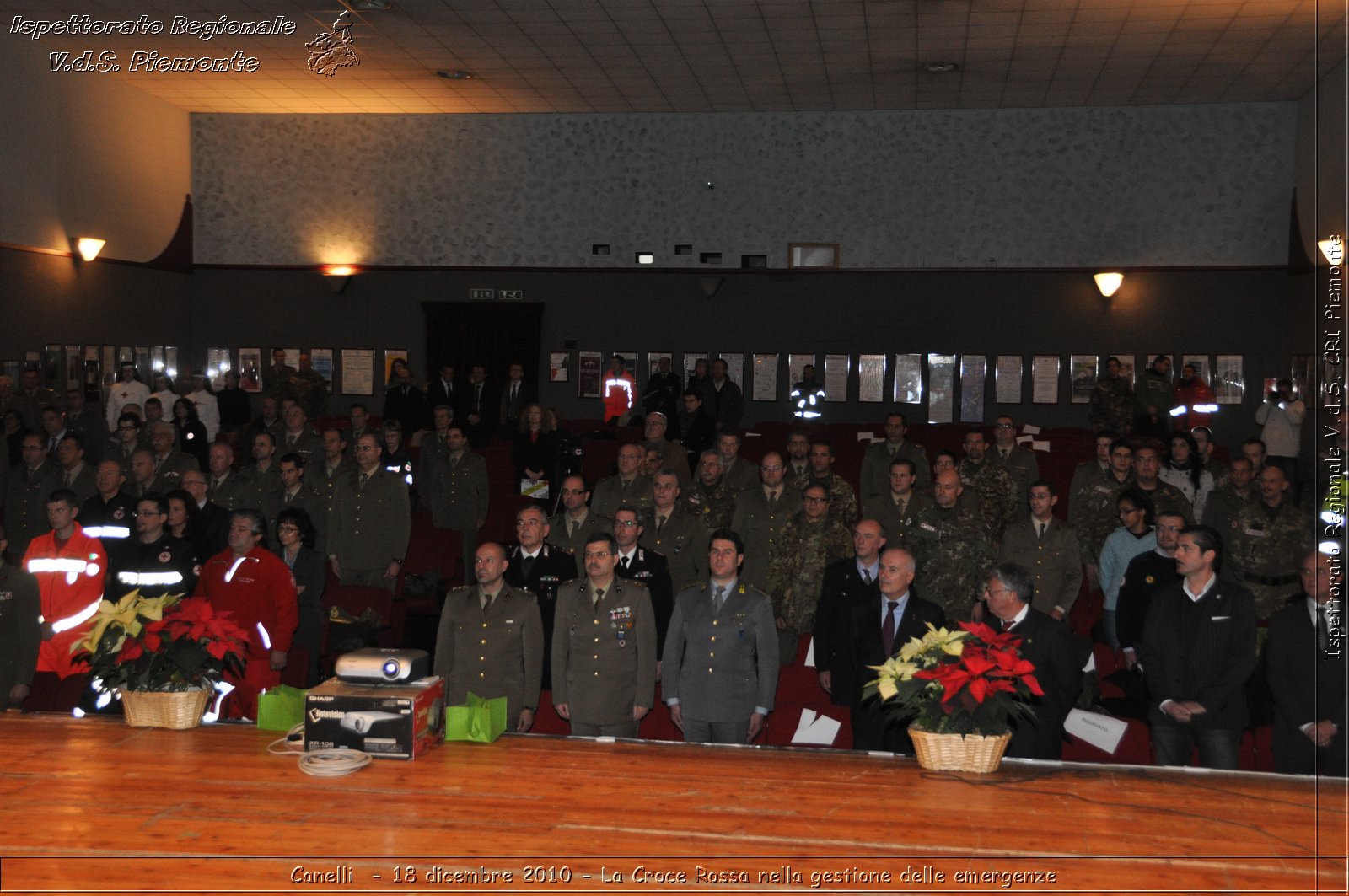 Canelli  - 18 dicembre 2010 - La Croce Rossa nella gestione delle emergenze -  Croce Rossa Italiana - Ispettorato Regionale Volontari del Soccorso Piemonte