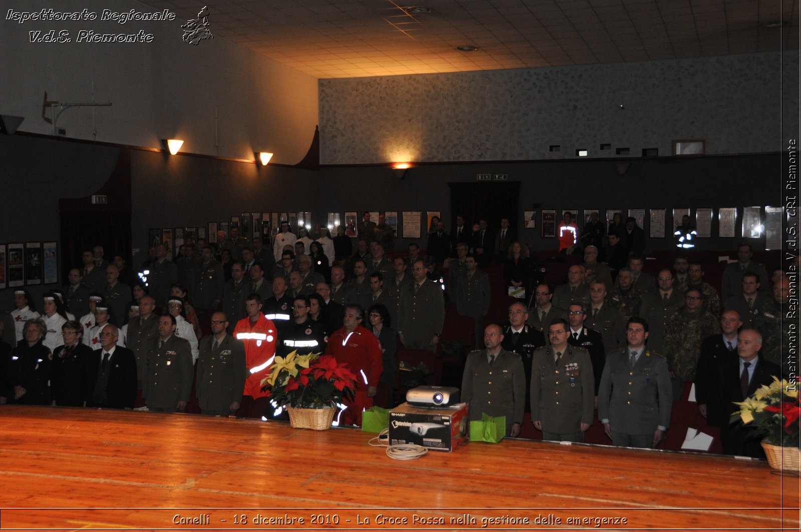 Canelli  - 18 dicembre 2010 - La Croce Rossa nella gestione delle emergenze -  Croce Rossa Italiana - Ispettorato Regionale Volontari del Soccorso Piemonte