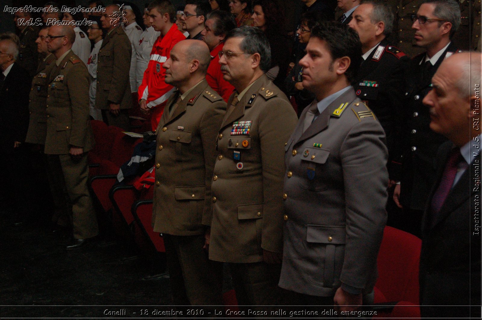 Canelli  - 18 dicembre 2010 - La Croce Rossa nella gestione delle emergenze -  Croce Rossa Italiana - Ispettorato Regionale Volontari del Soccorso Piemonte