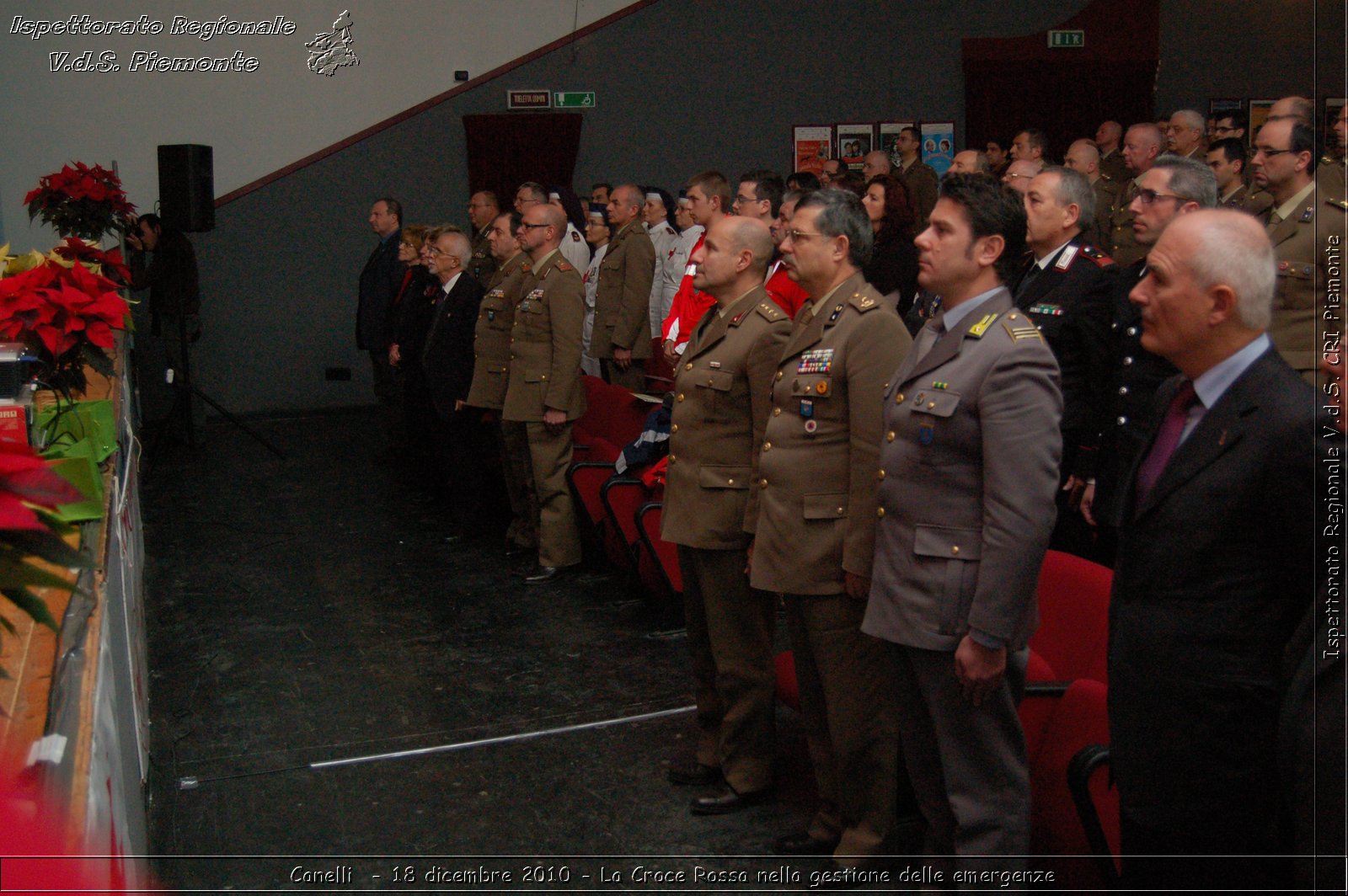 Canelli  - 18 dicembre 2010 - La Croce Rossa nella gestione delle emergenze -  Croce Rossa Italiana - Ispettorato Regionale Volontari del Soccorso Piemonte