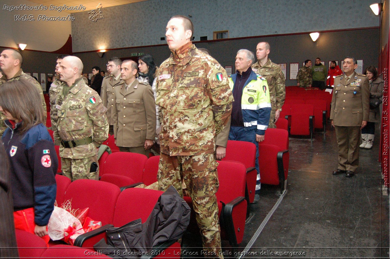 Canelli  - 18 dicembre 2010 - La Croce Rossa nella gestione delle emergenze -  Croce Rossa Italiana - Ispettorato Regionale Volontari del Soccorso Piemonte