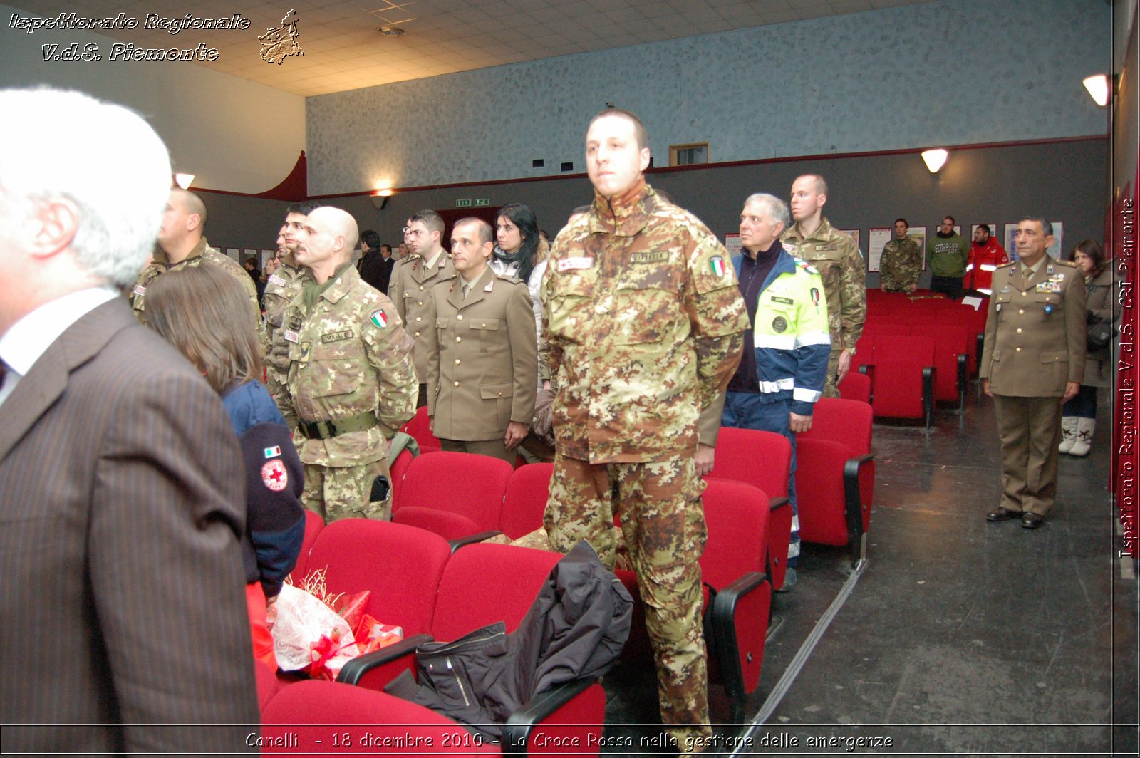 Canelli  - 18 dicembre 2010 - La Croce Rossa nella gestione delle emergenze -  Croce Rossa Italiana - Ispettorato Regionale Volontari del Soccorso Piemonte