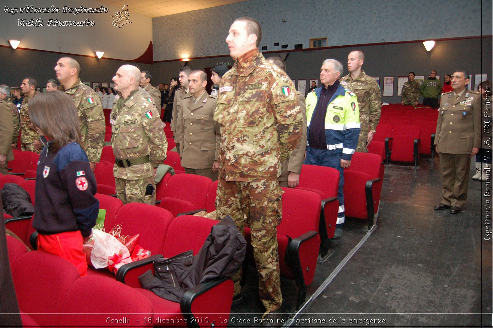 Canelli  - 18 dicembre 2010 - La Croce Rossa nella gestione delle emergenze -  Croce Rossa Italiana - Ispettorato Regionale Volontari del Soccorso Piemonte