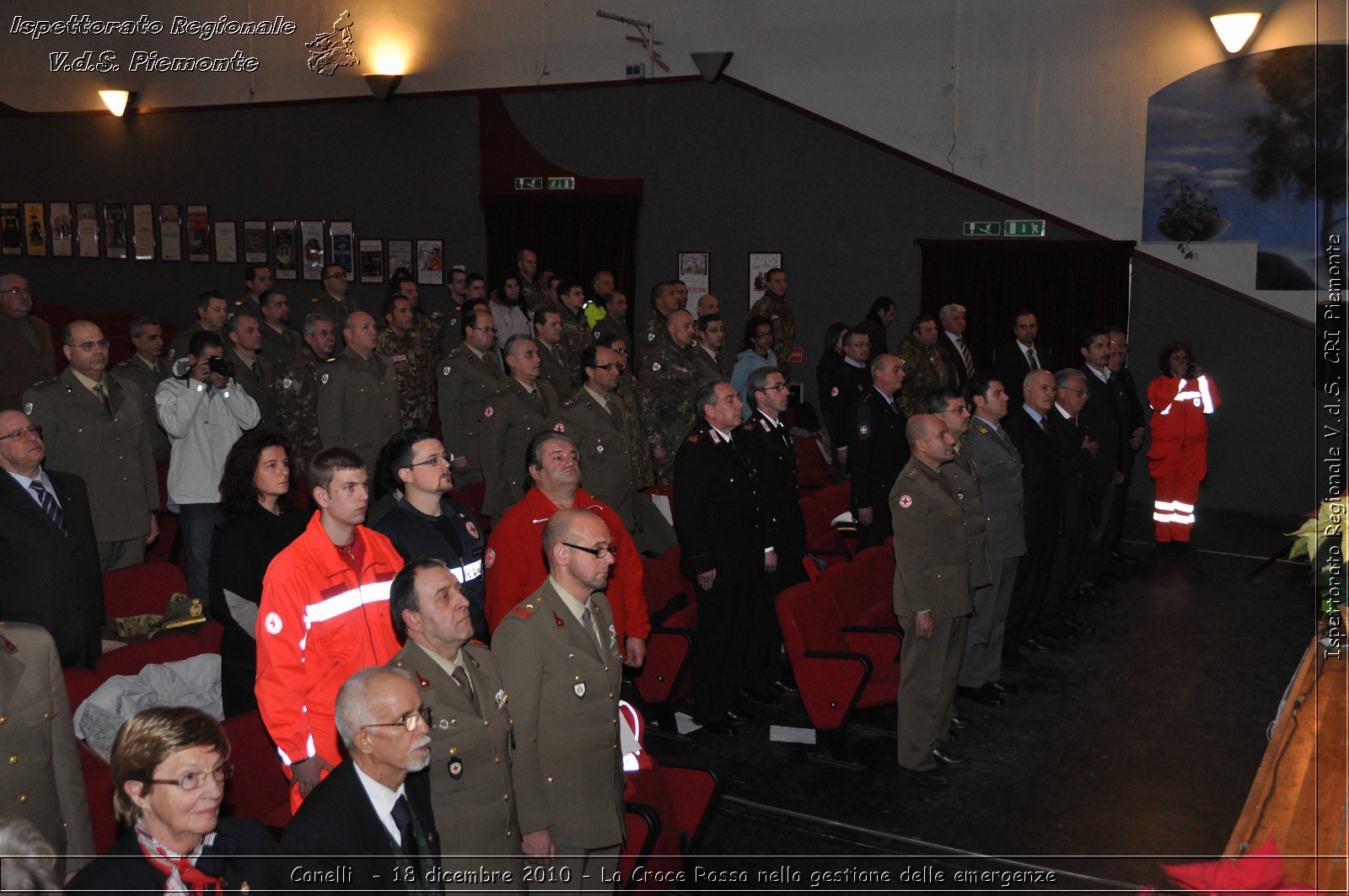 Canelli  - 18 dicembre 2010 - La Croce Rossa nella gestione delle emergenze -  Croce Rossa Italiana - Ispettorato Regionale Volontari del Soccorso Piemonte