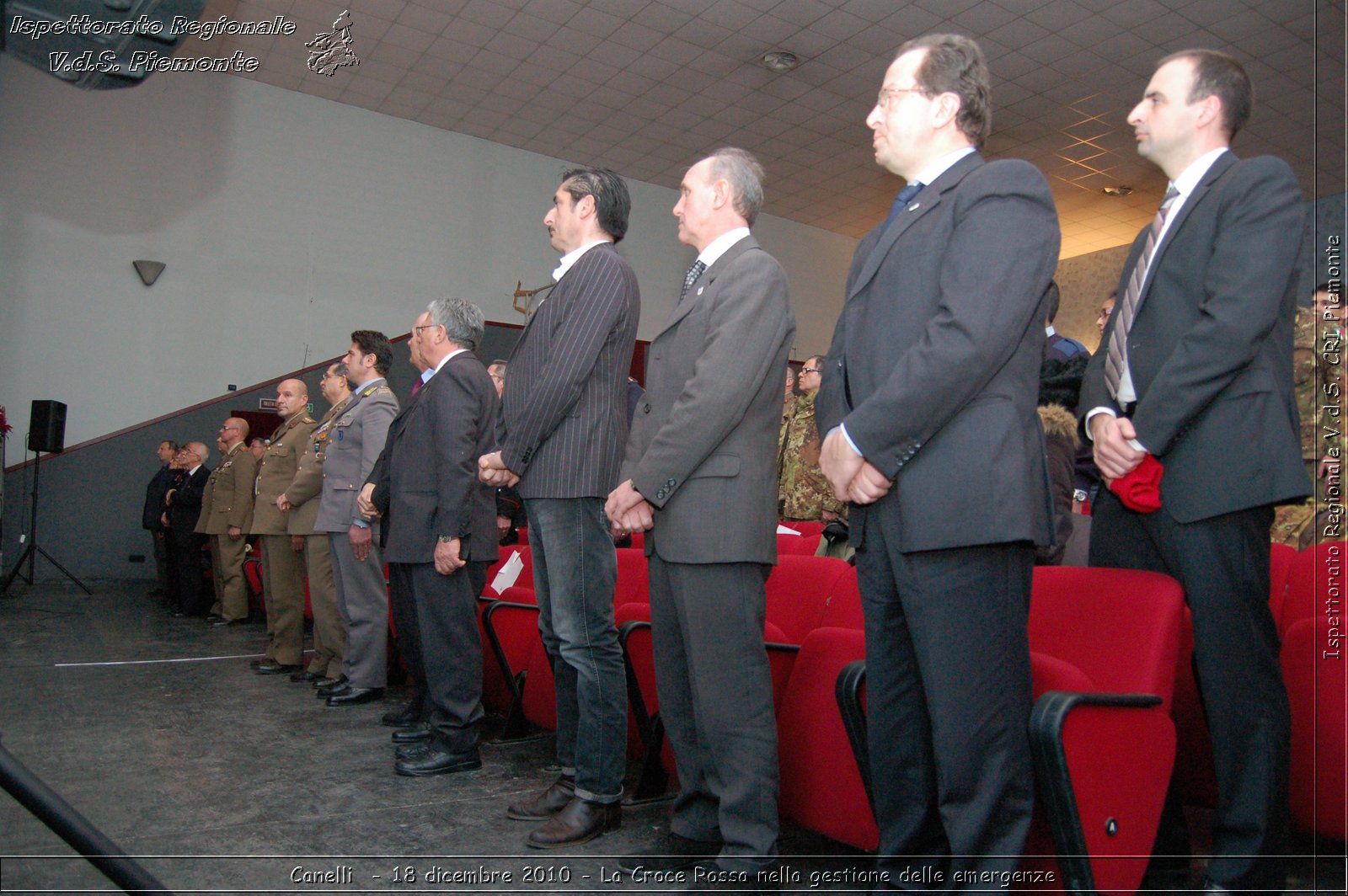 Canelli  - 18 dicembre 2010 - La Croce Rossa nella gestione delle emergenze -  Croce Rossa Italiana - Ispettorato Regionale Volontari del Soccorso Piemonte