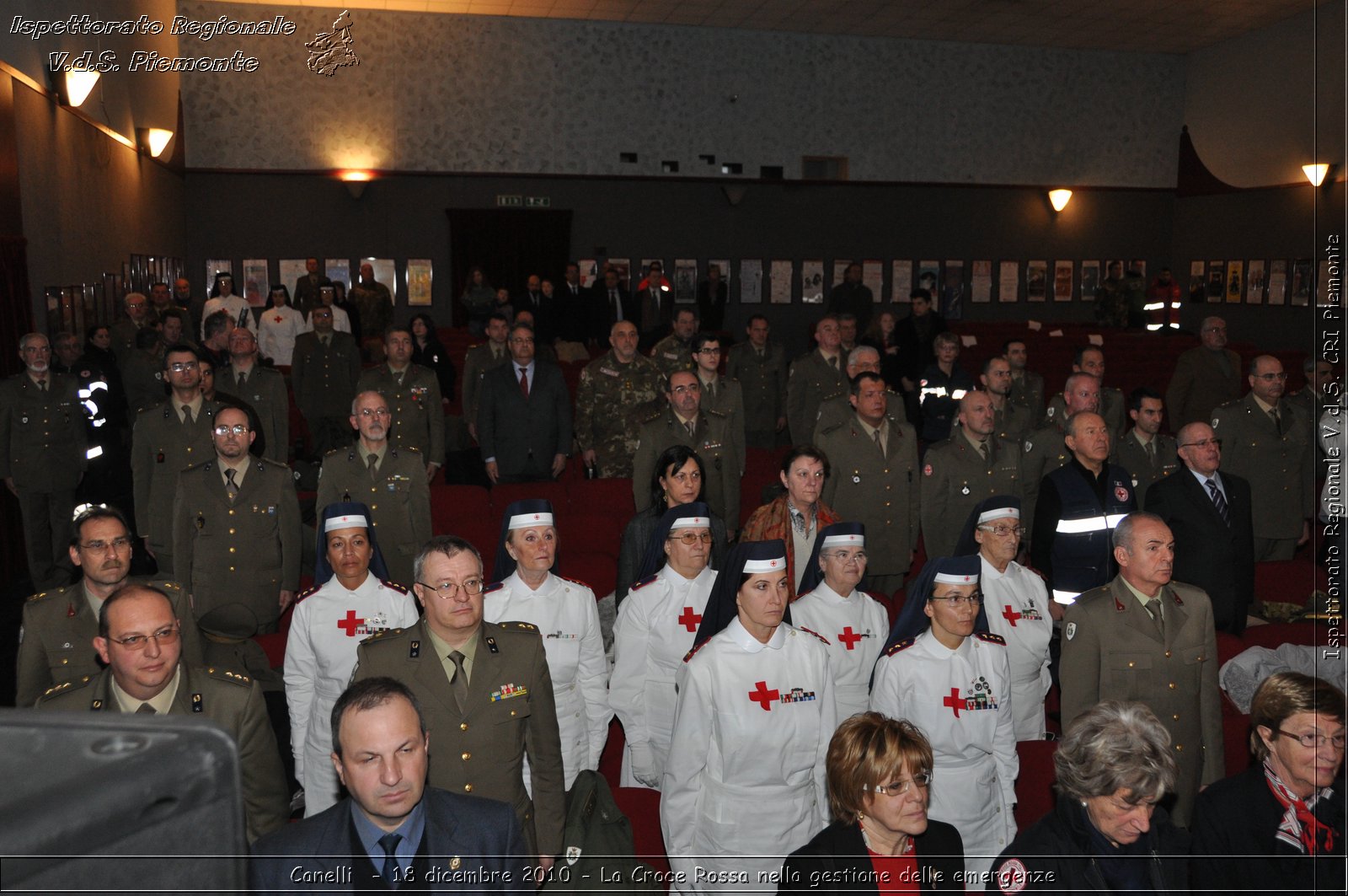 Canelli  - 18 dicembre 2010 - La Croce Rossa nella gestione delle emergenze -  Croce Rossa Italiana - Ispettorato Regionale Volontari del Soccorso Piemonte