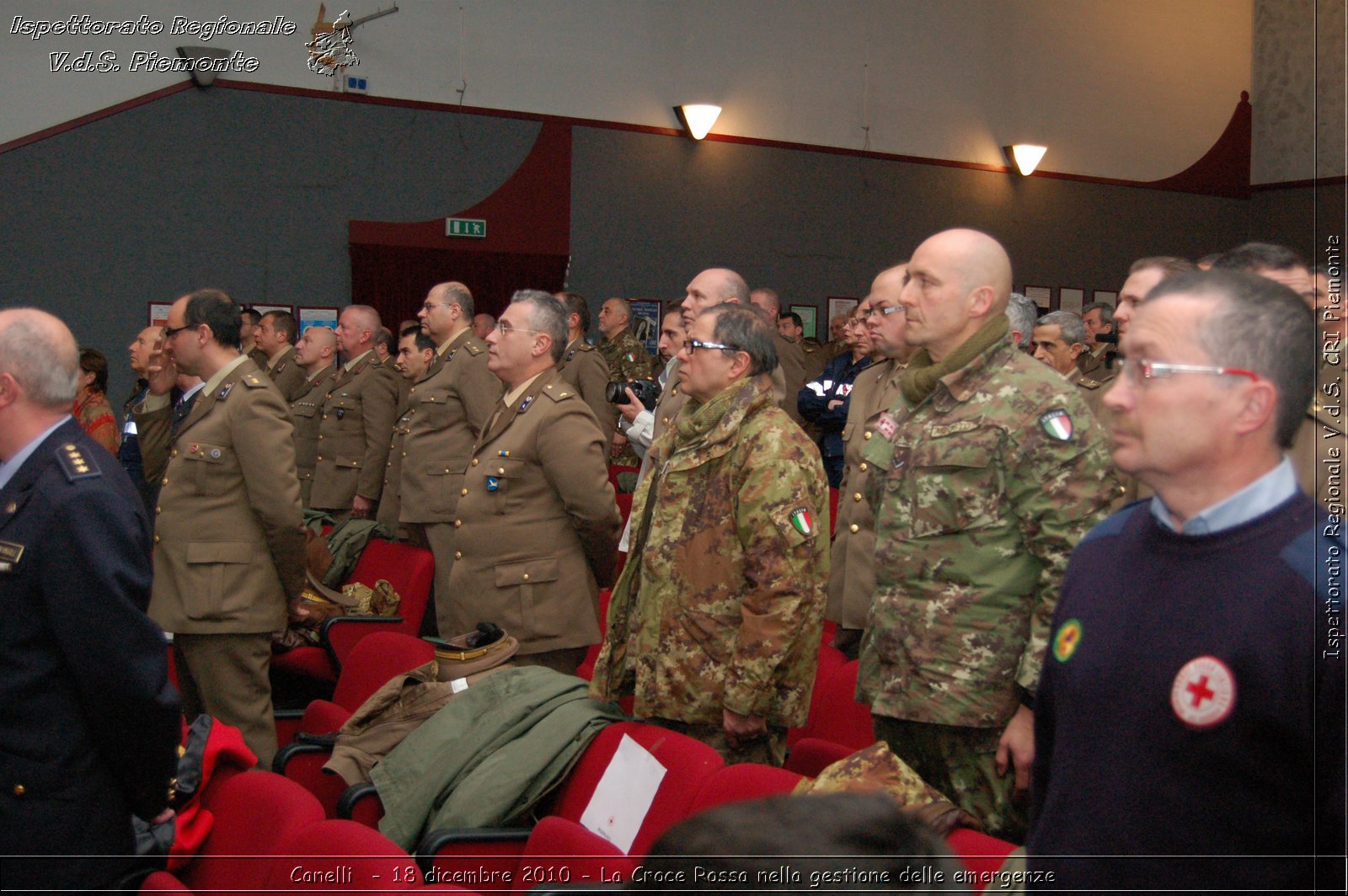 Canelli  - 18 dicembre 2010 - La Croce Rossa nella gestione delle emergenze -  Croce Rossa Italiana - Ispettorato Regionale Volontari del Soccorso Piemonte