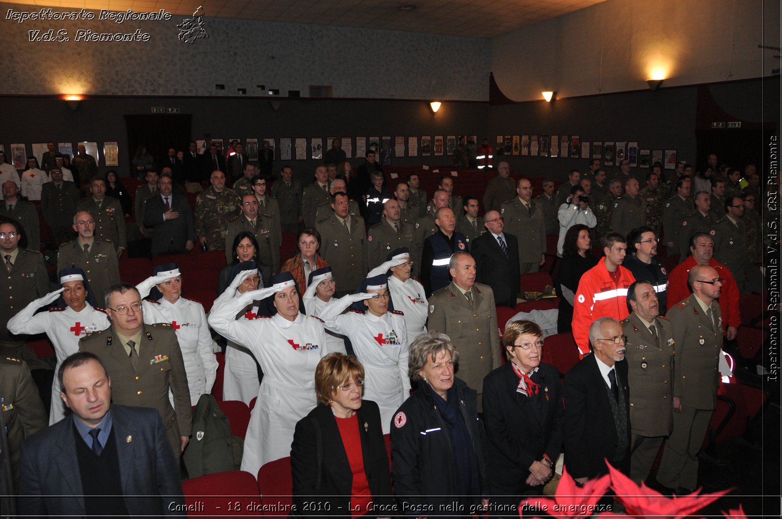 Canelli  - 18 dicembre 2010 - La Croce Rossa nella gestione delle emergenze -  Croce Rossa Italiana - Ispettorato Regionale Volontari del Soccorso Piemonte