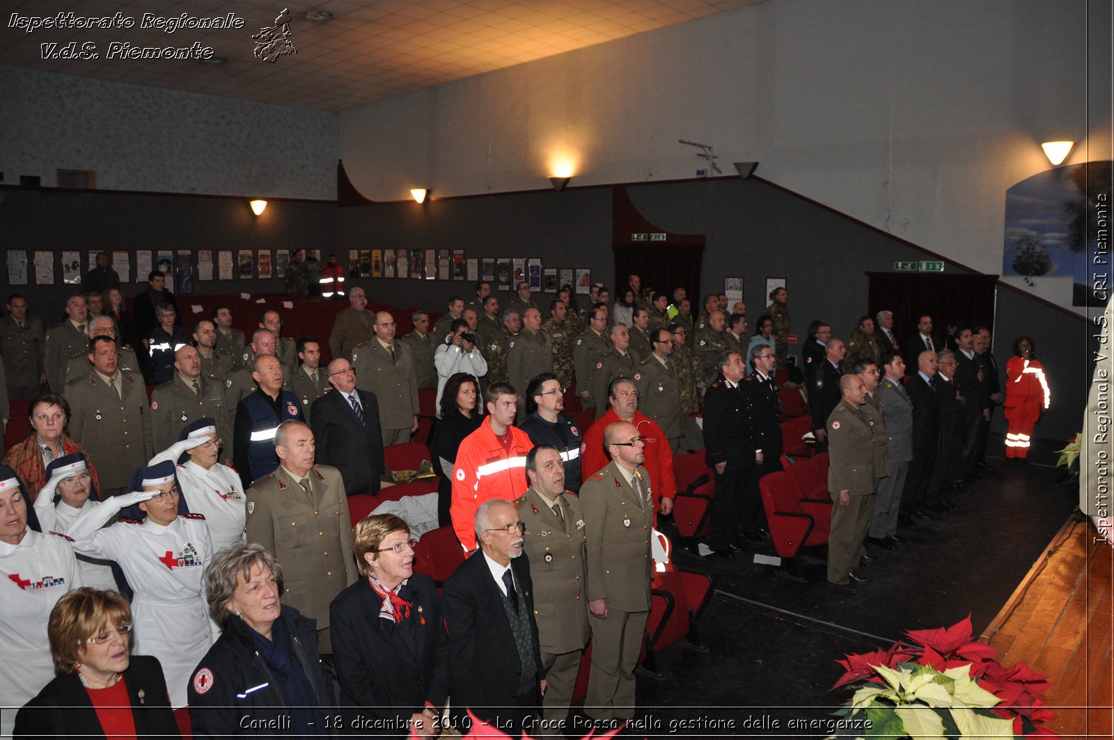 Canelli  - 18 dicembre 2010 - La Croce Rossa nella gestione delle emergenze -  Croce Rossa Italiana - Ispettorato Regionale Volontari del Soccorso Piemonte