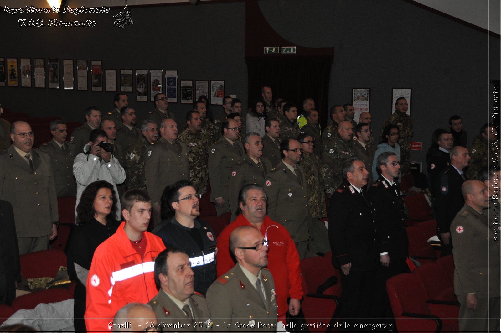 Canelli  - 18 dicembre 2010 - La Croce Rossa nella gestione delle emergenze -  Croce Rossa Italiana - Ispettorato Regionale Volontari del Soccorso Piemonte