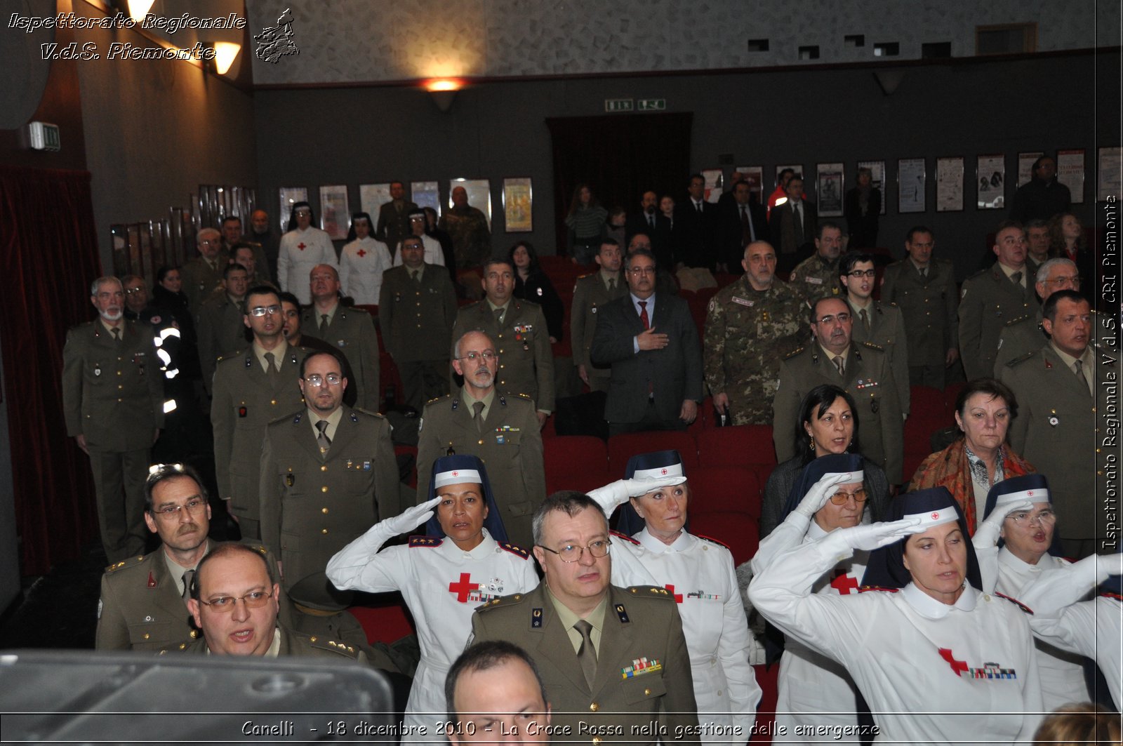 Canelli  - 18 dicembre 2010 - La Croce Rossa nella gestione delle emergenze -  Croce Rossa Italiana - Ispettorato Regionale Volontari del Soccorso Piemonte