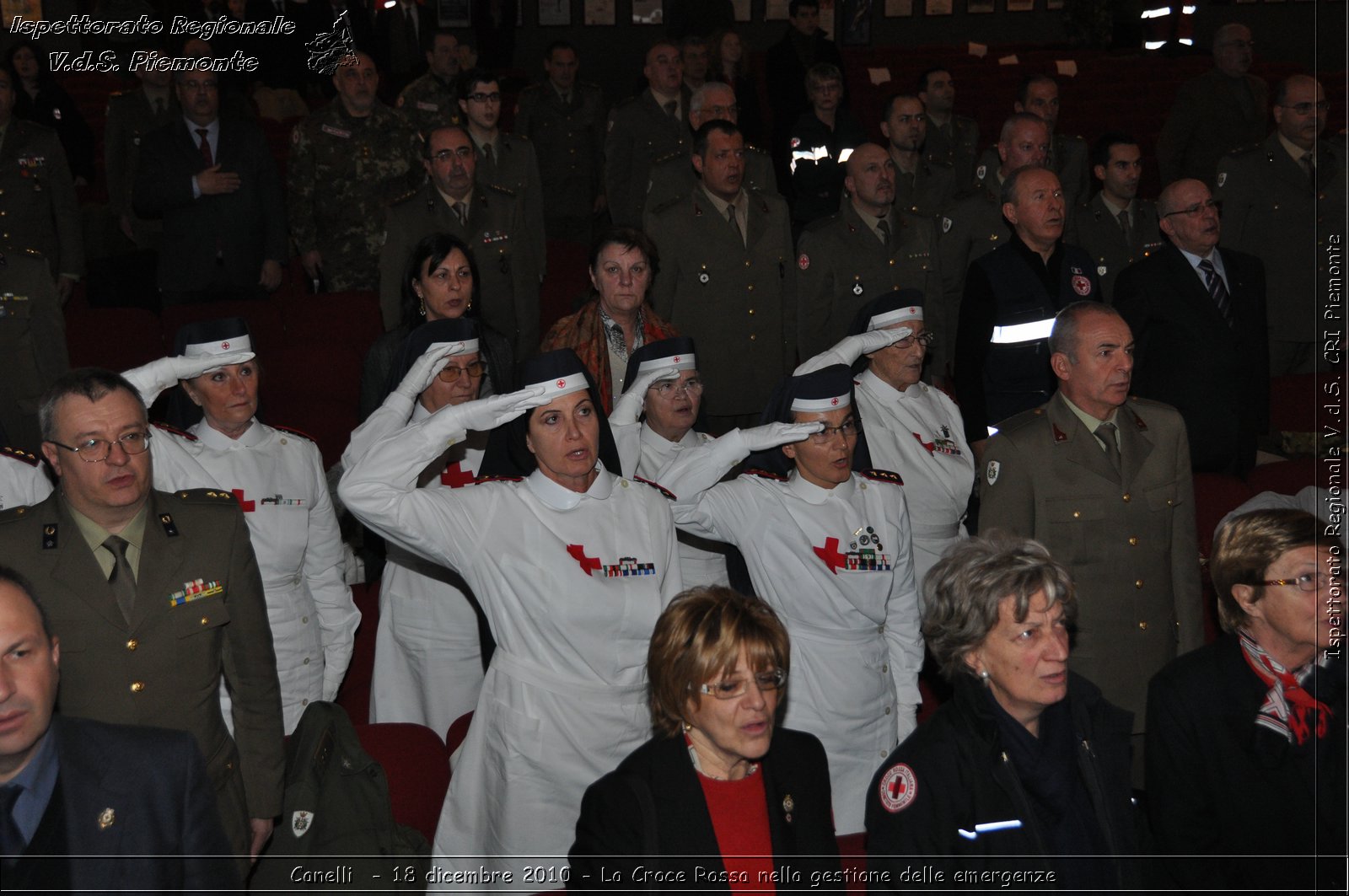 Canelli  - 18 dicembre 2010 - La Croce Rossa nella gestione delle emergenze -  Croce Rossa Italiana - Ispettorato Regionale Volontari del Soccorso Piemonte