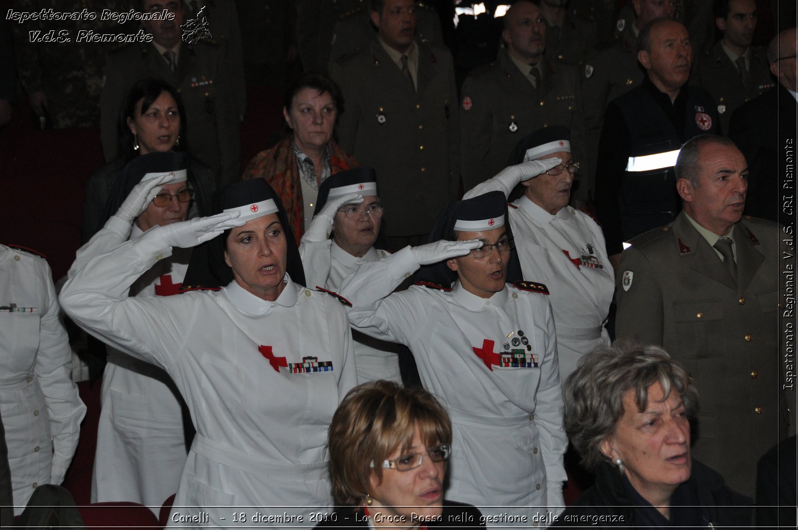 Canelli  - 18 dicembre 2010 - La Croce Rossa nella gestione delle emergenze -  Croce Rossa Italiana - Ispettorato Regionale Volontari del Soccorso Piemonte